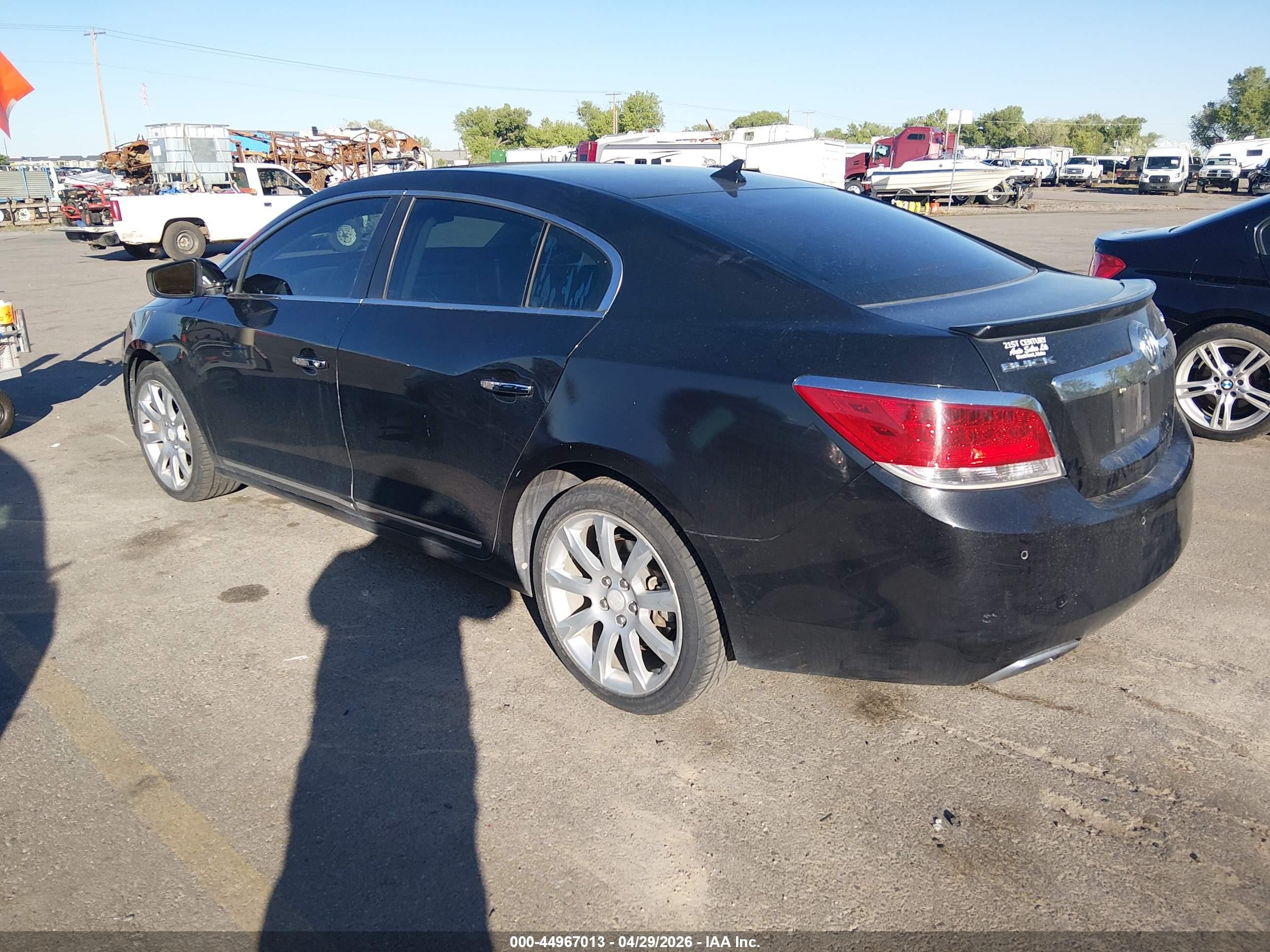 2011 Buick Lacrosse Cxs Black vin: 1G4GE5GD4BF219903