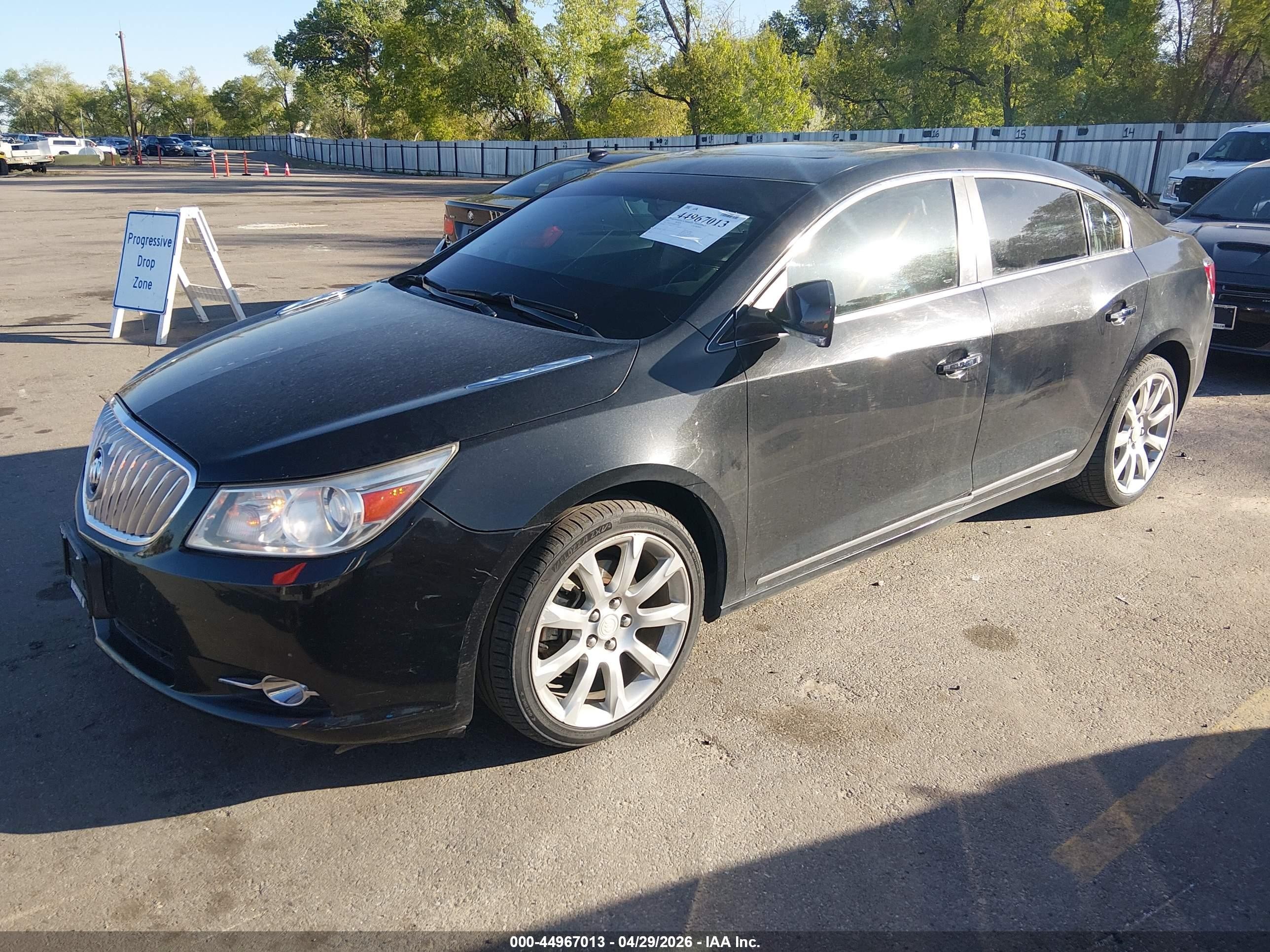 2011 Buick Lacrosse Cxs Black vin: 1G4GE5GD4BF219903