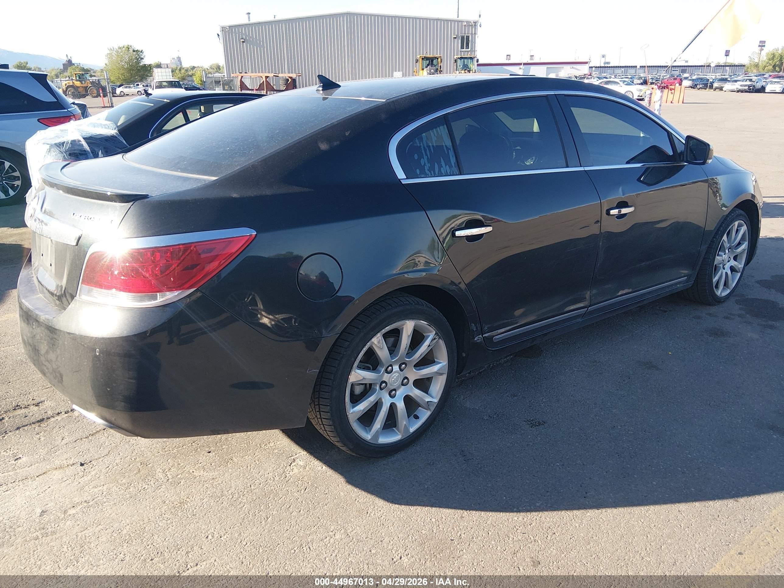 2011 Buick Lacrosse Cxs Black vin: 1G4GE5GD4BF219903