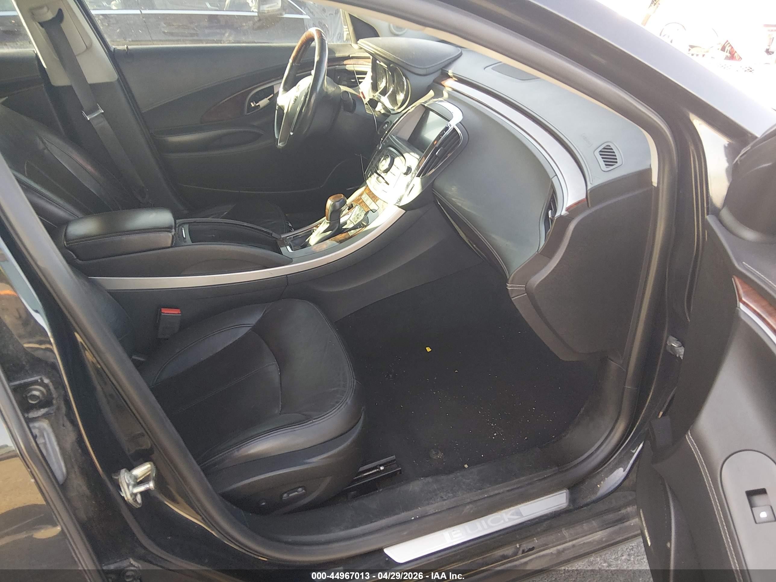 2011 Buick Lacrosse Cxs Black vin: 1G4GE5GD4BF219903