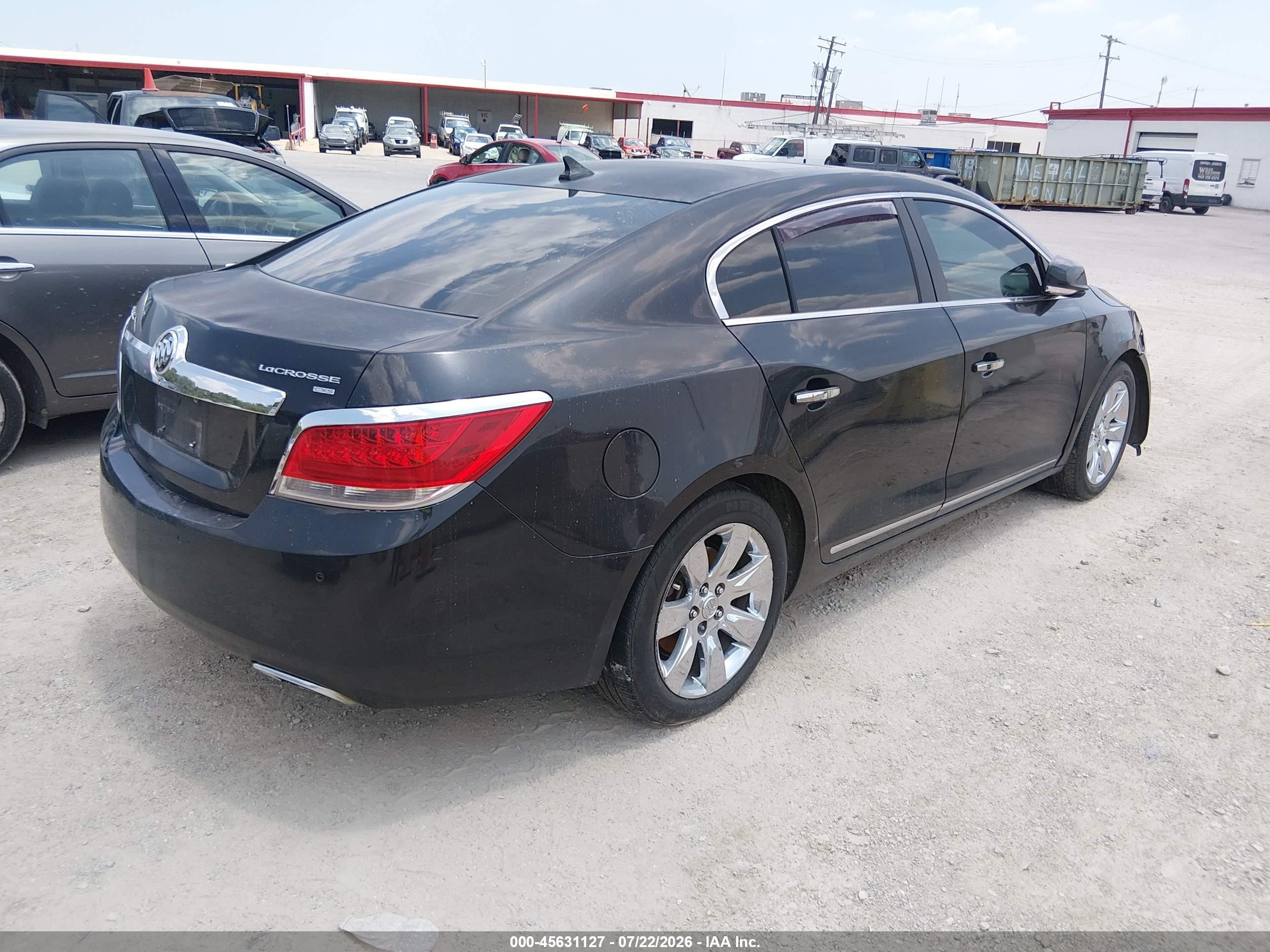 2011 Buick Lacrosse Cxs Black vin: 1G4GE5GD4BF237673