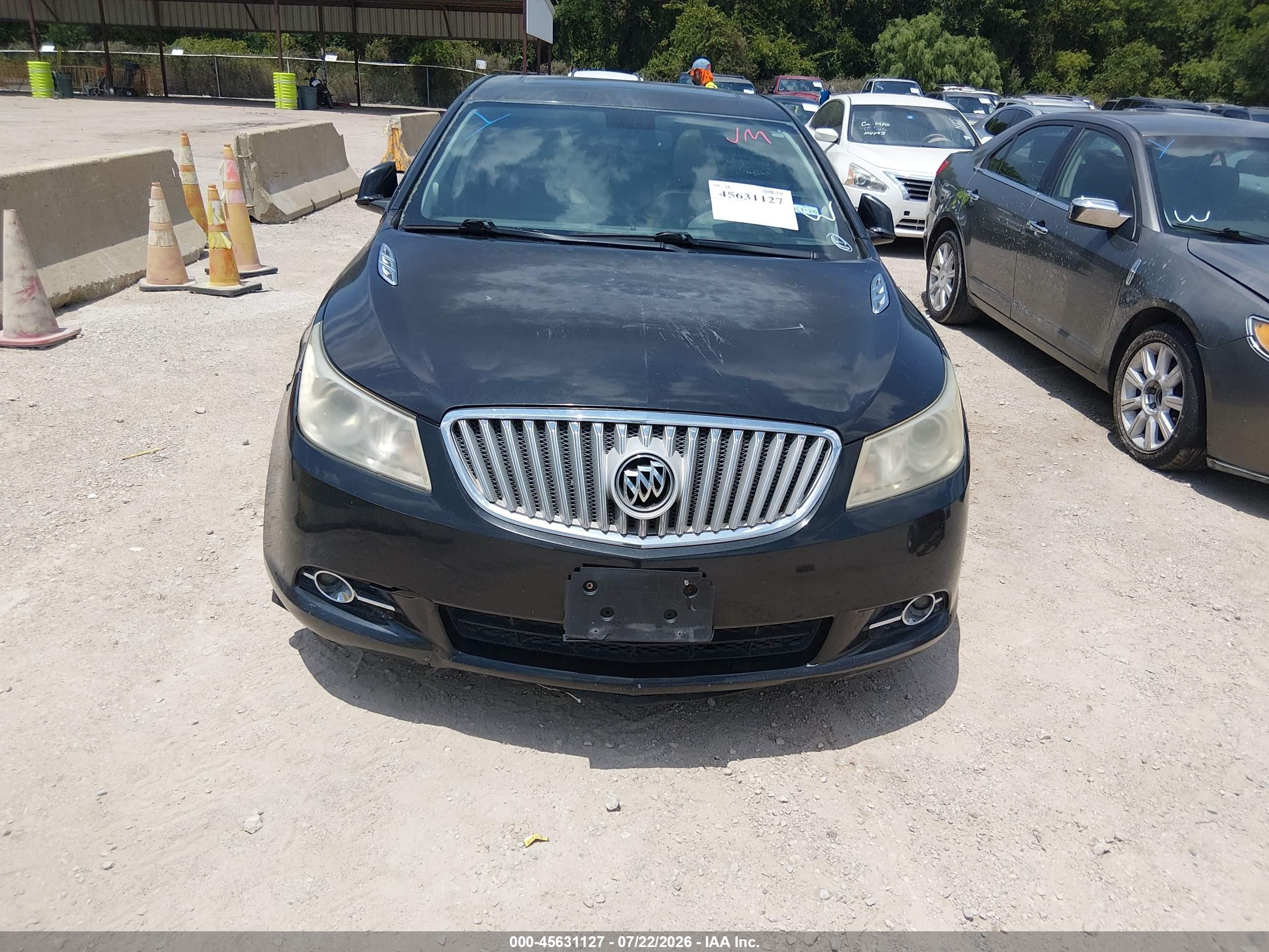 2011 Buick Lacrosse Cxs Black vin: 1G4GE5GD4BF237673