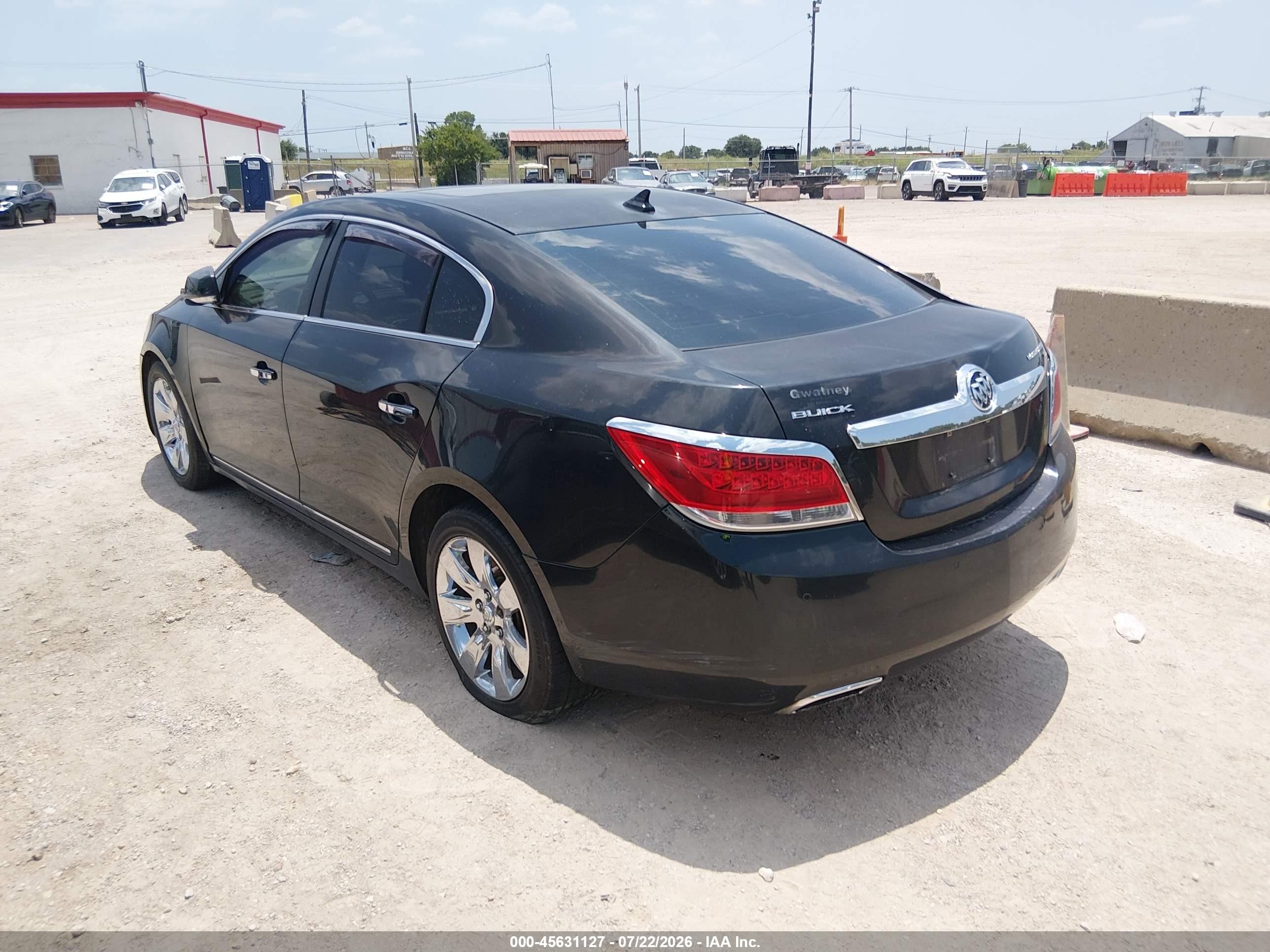 2011 Buick Lacrosse Cxs Black vin: 1G4GE5GD4BF237673
