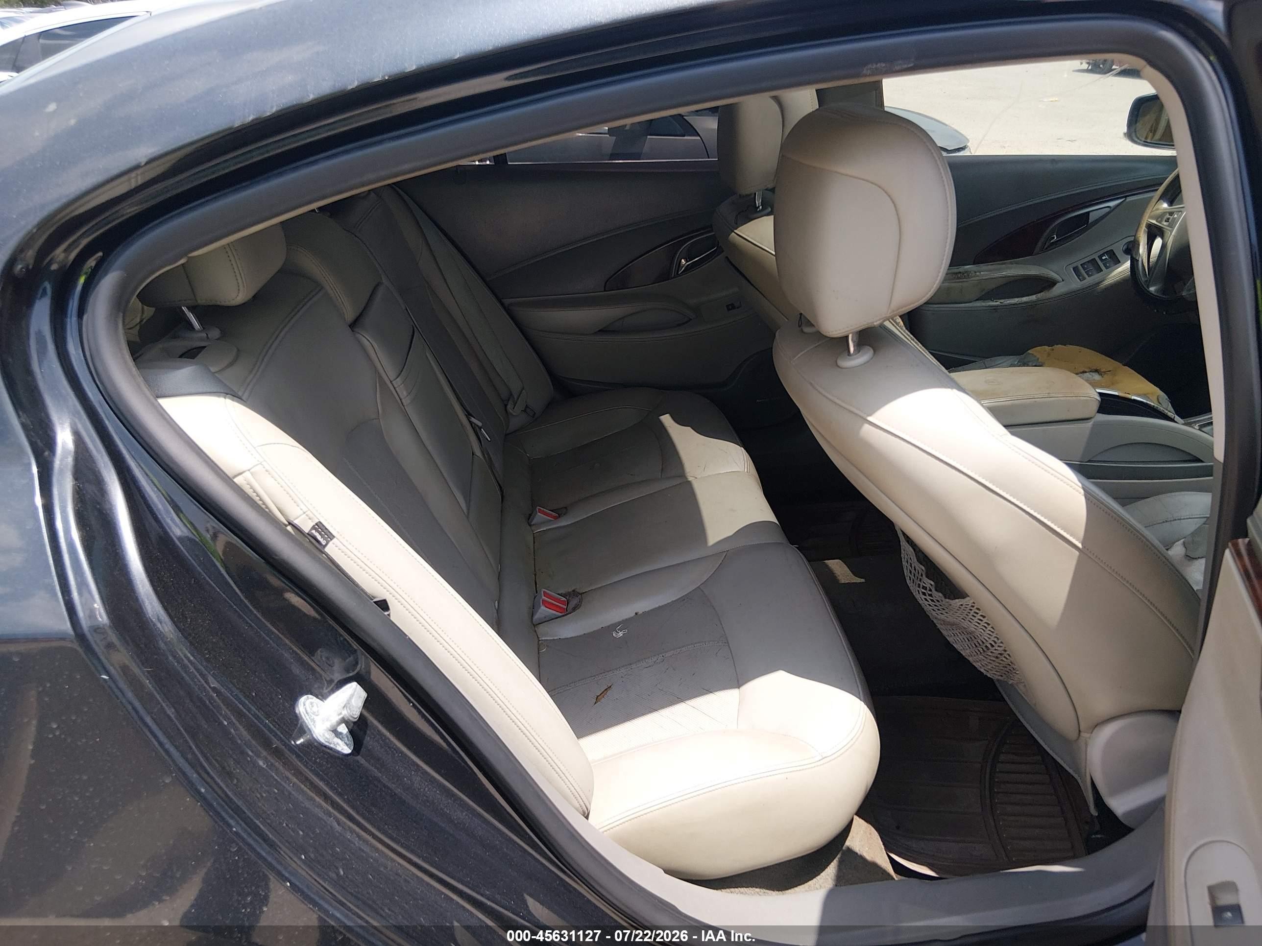 2011 Buick Lacrosse Cxs Black vin: 1G4GE5GD4BF237673