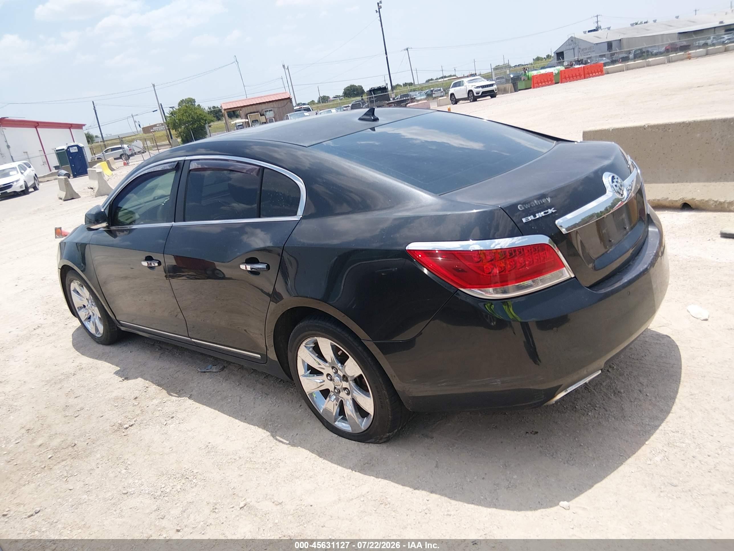 2011 Buick Lacrosse Cxs Black vin: 1G4GE5GD4BF237673