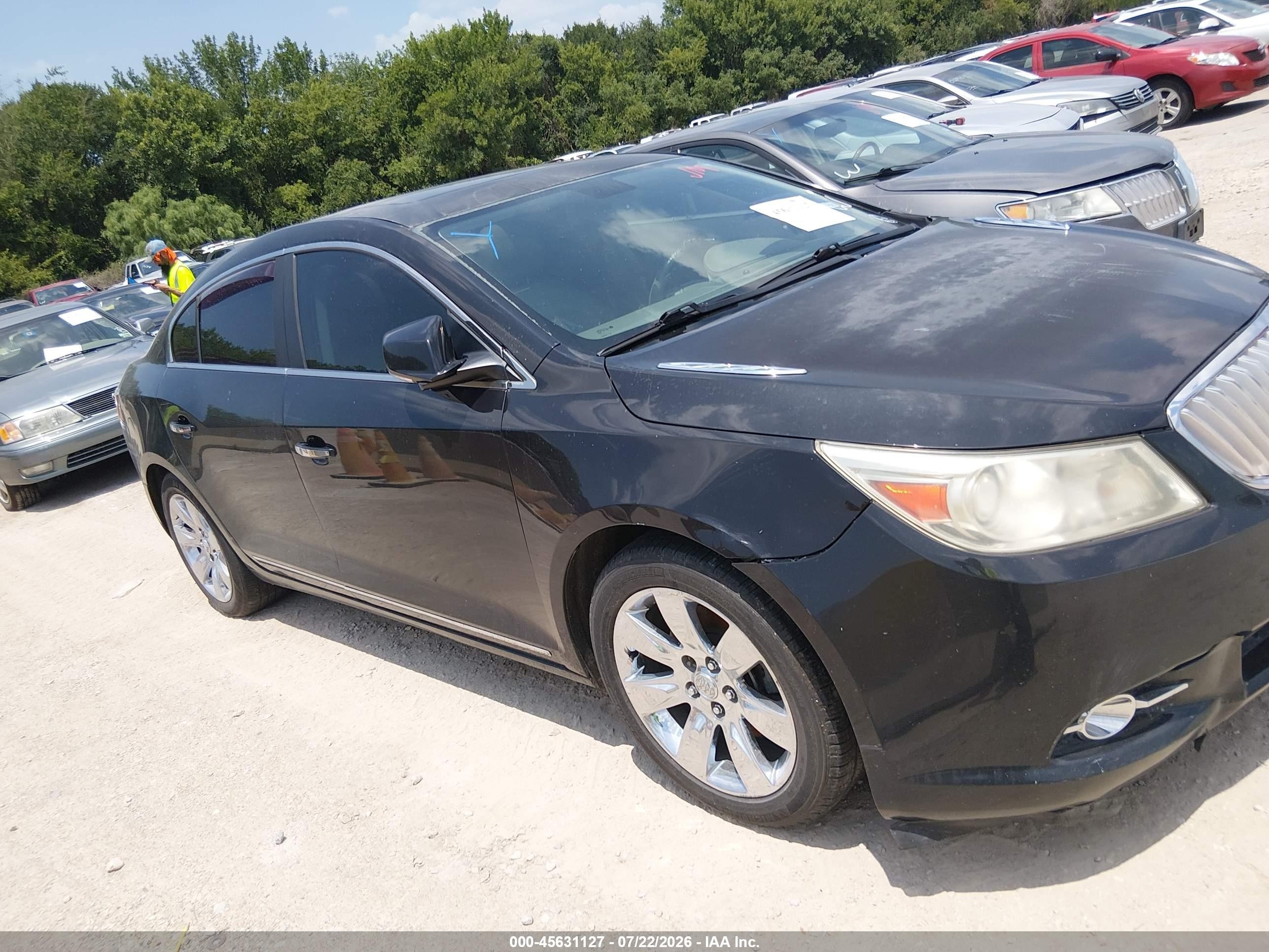 2011 Buick Lacrosse Cxs Black vin: 1G4GE5GD4BF237673
