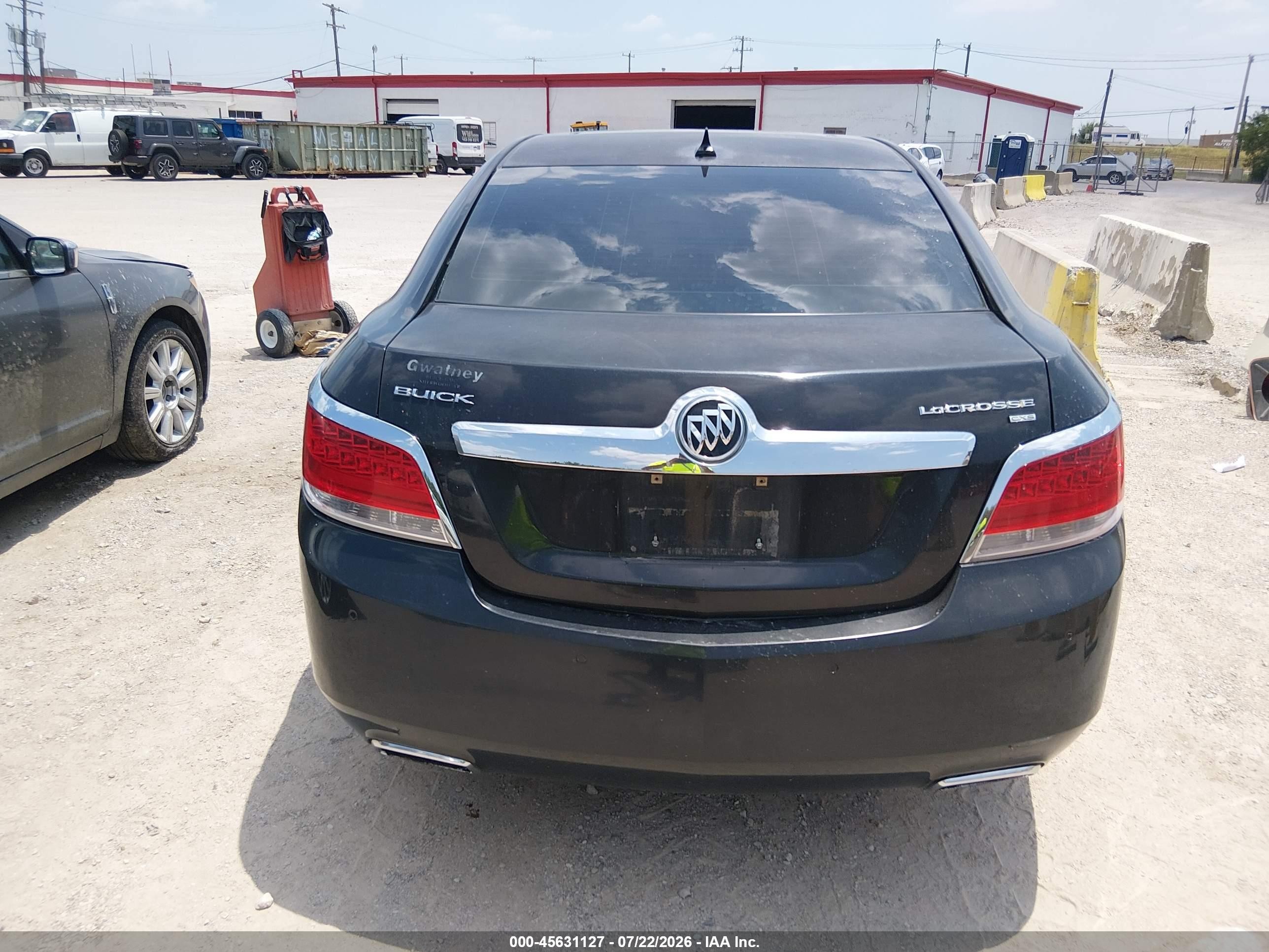 2011 Buick Lacrosse Cxs Black vin: 1G4GE5GD4BF237673