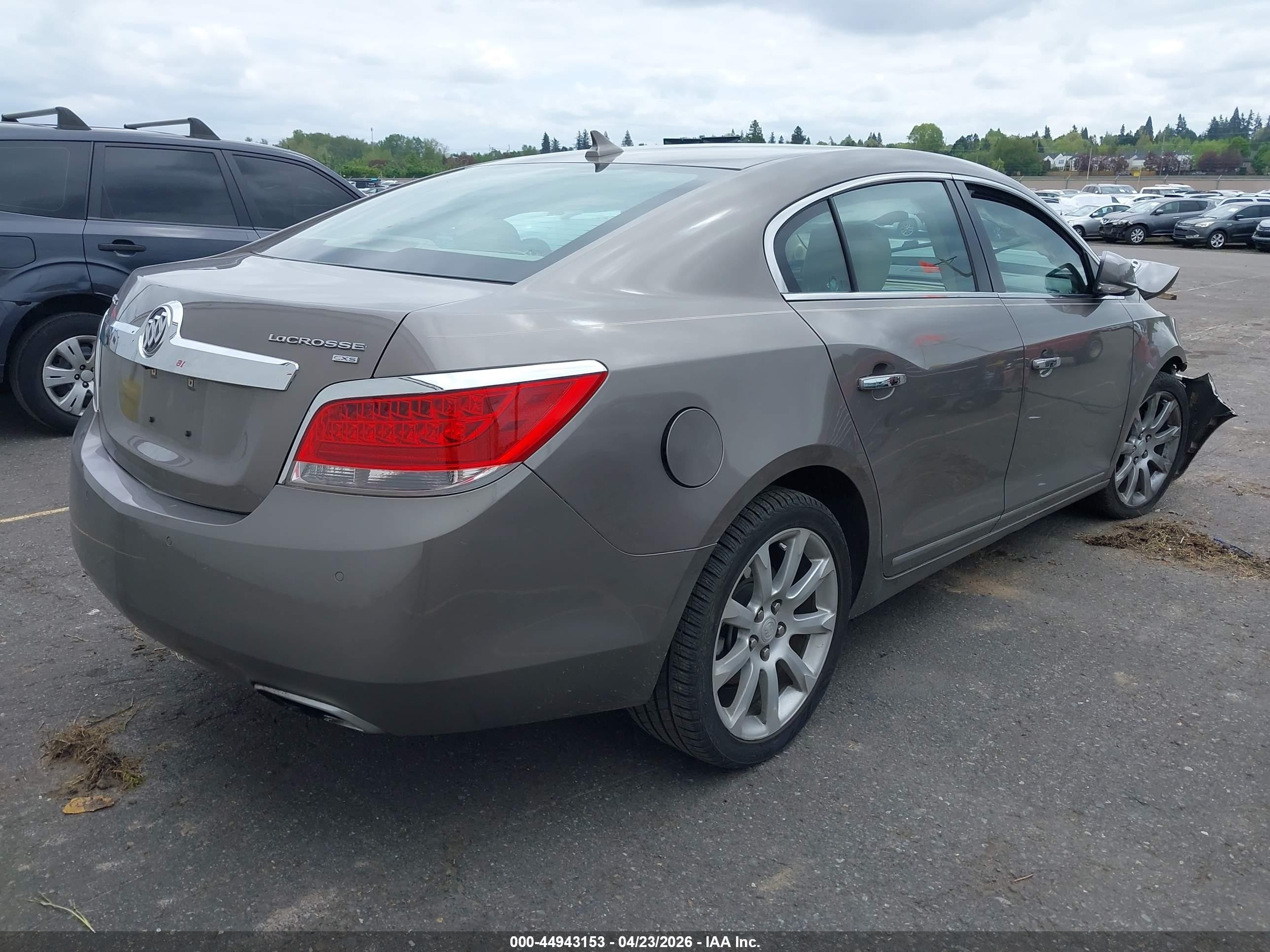 2011 Buick Lacrosse Cxs Gray vin: 1G4GE5GD7BF334933