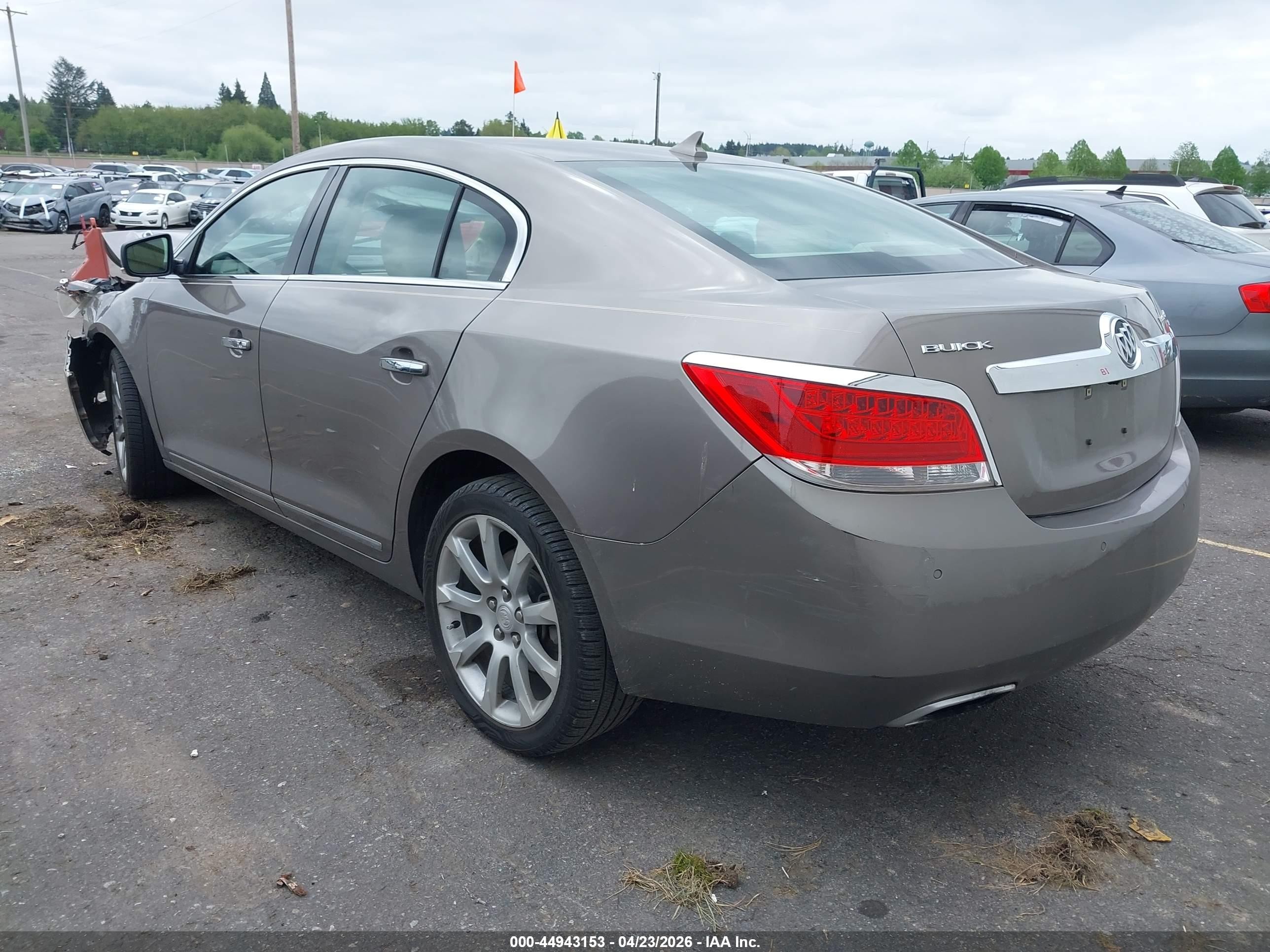 2011 Buick Lacrosse Cxs Gray vin: 1G4GE5GD7BF334933