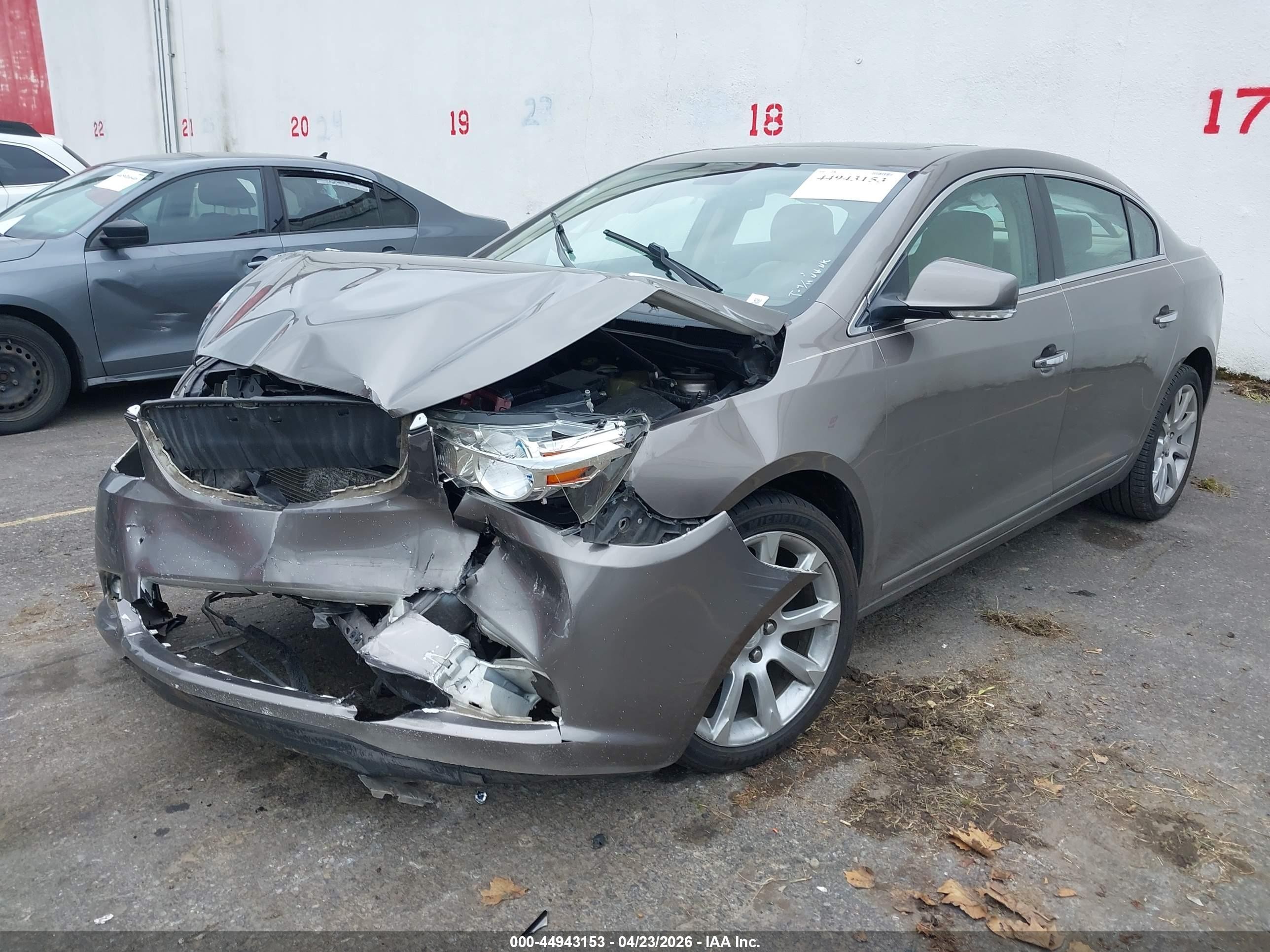 2011 Buick Lacrosse Cxs Gray vin: 1G4GE5GD7BF334933