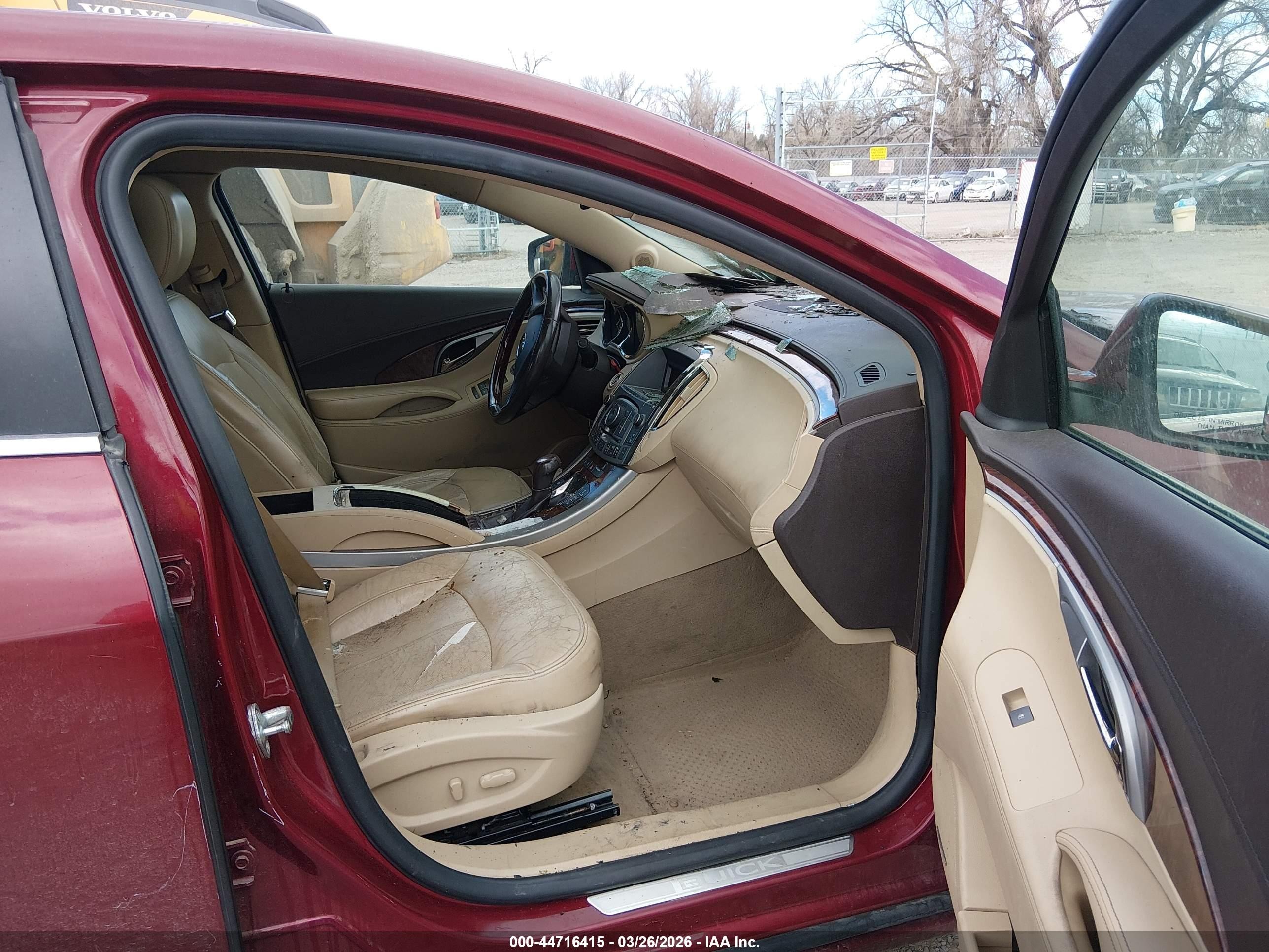 2011 Buick Lacrosse Cxs Red vin: 1G4GE5GD8BF188879