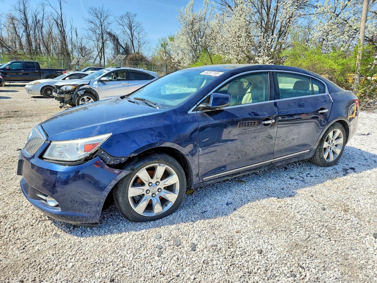 2011 Buick Lacrosse Cxs Blue vin: 1G4GE5GDXBF151557
