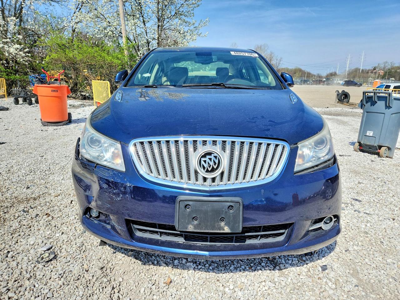 2011 Buick Lacrosse Cxs Blue vin: 1G4GE5GDXBF151557