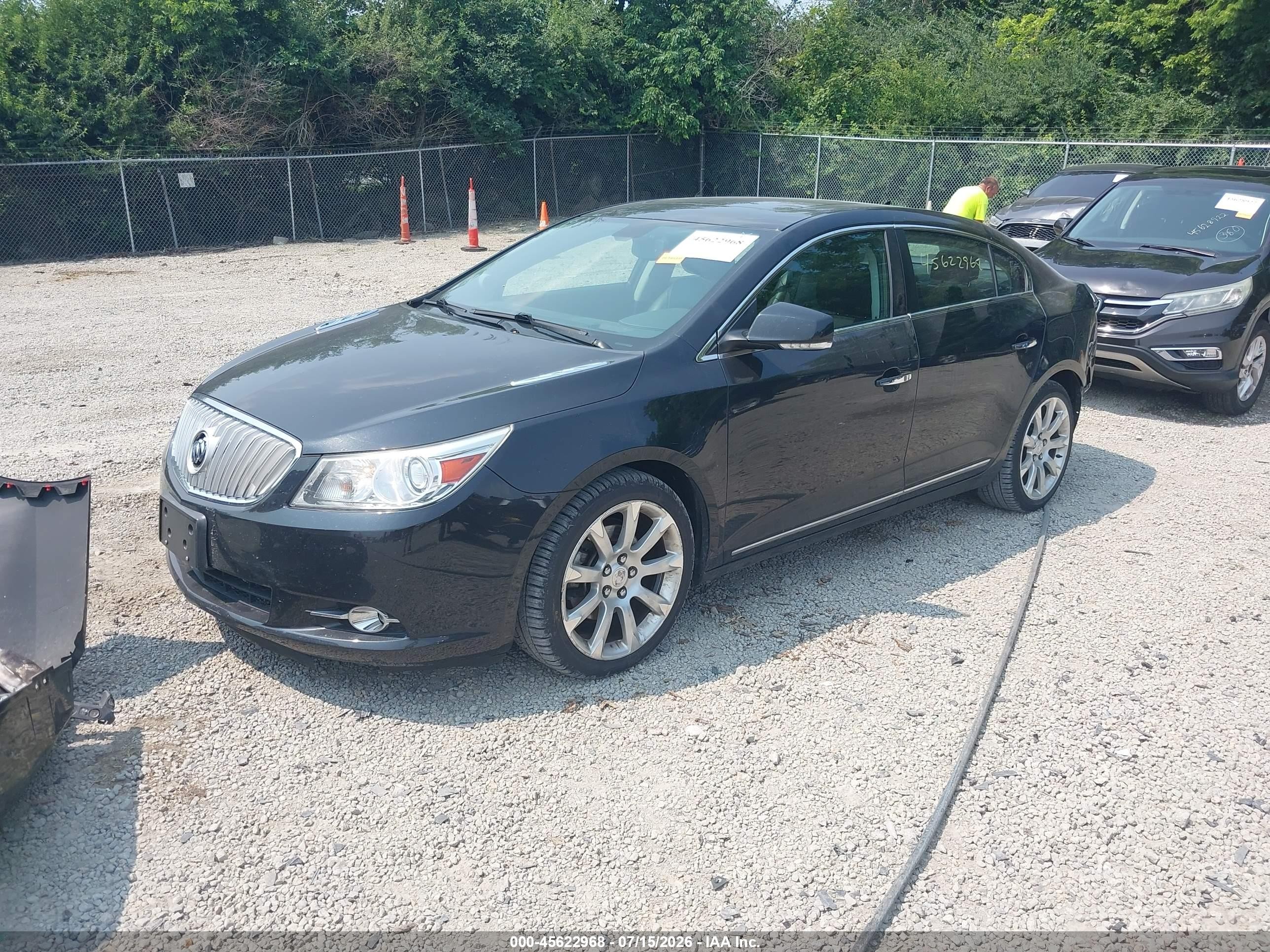 2010 Buick Lacrosse Cxs Black vin: 1G4GE5GV0AF188396