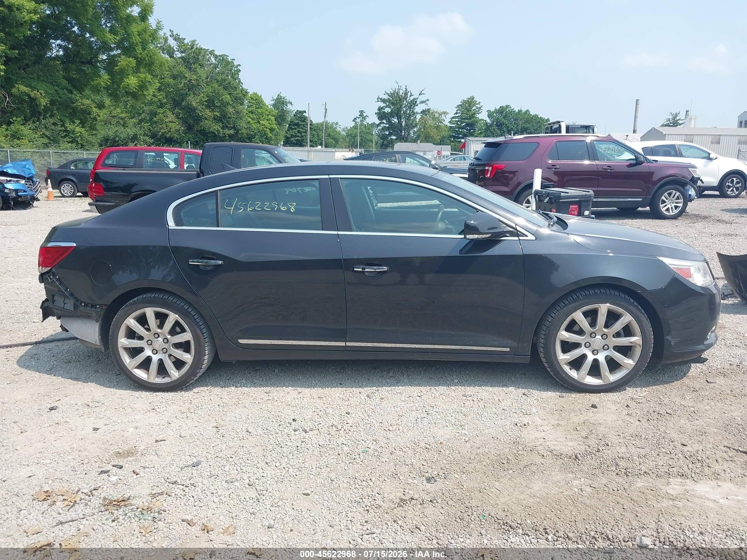 2010 Buick Lacrosse Cxs Black vin: 1G4GE5GV0AF188396