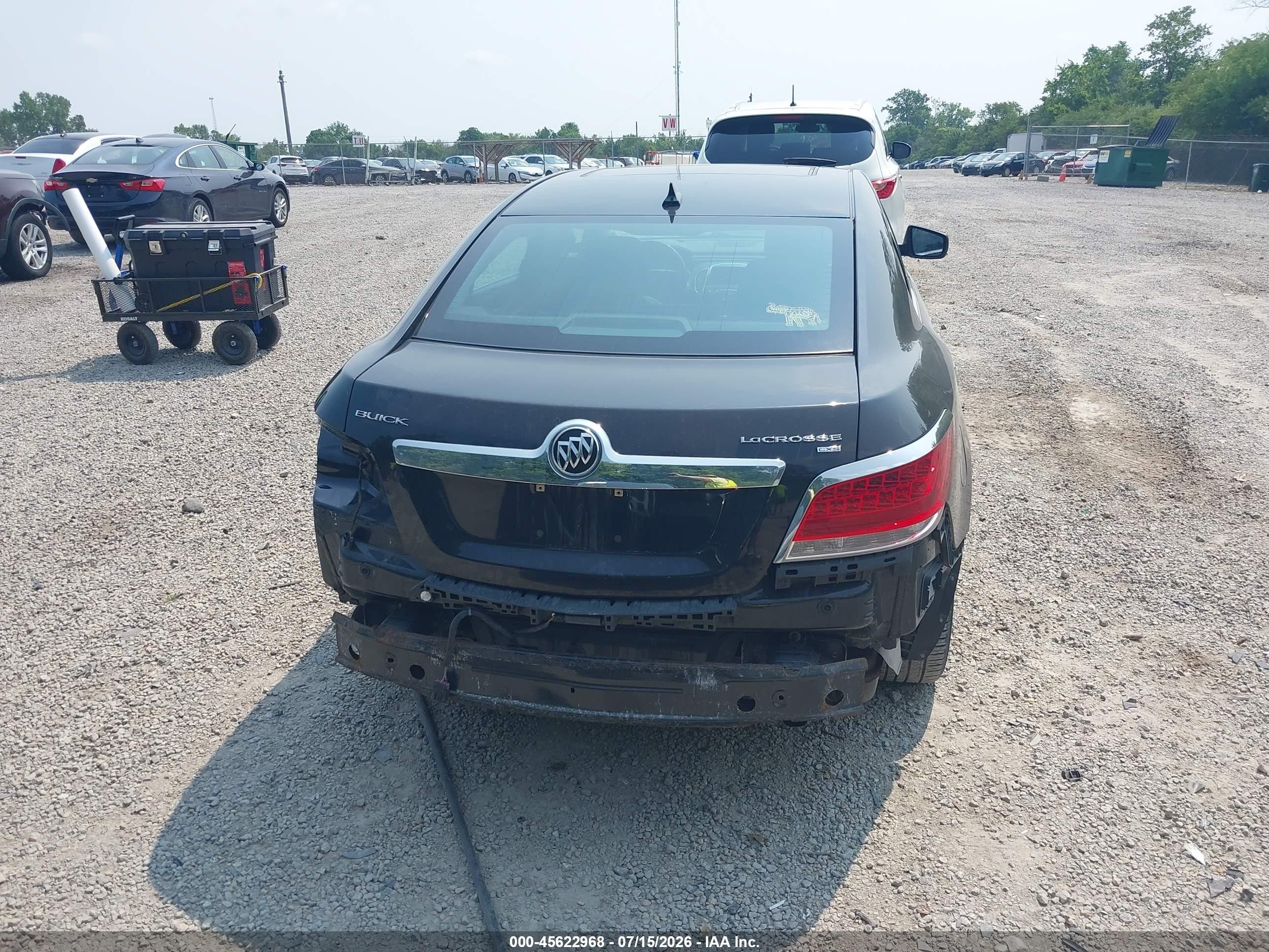 2010 Buick Lacrosse Cxs Black vin: 1G4GE5GV0AF188396