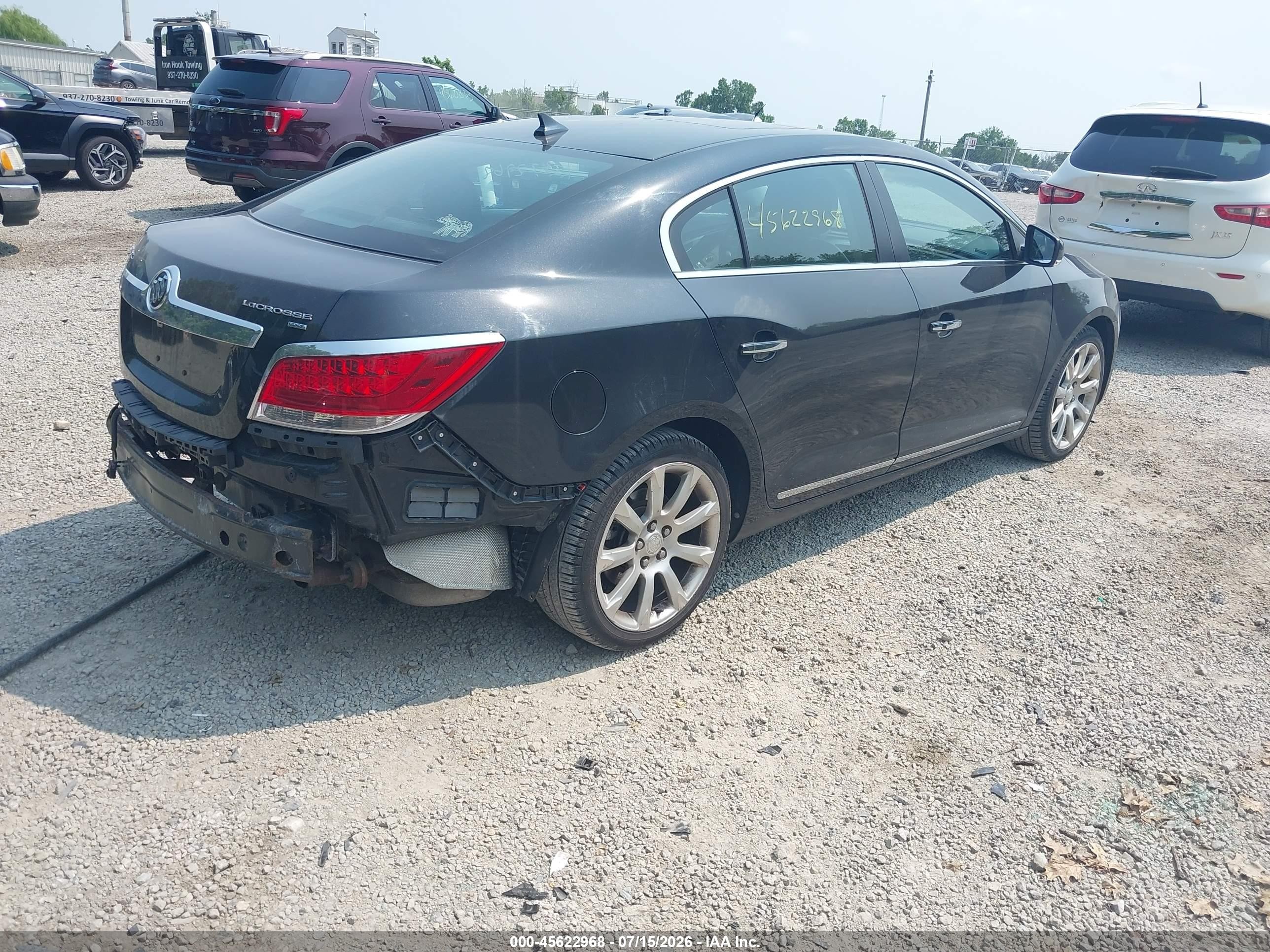 2010 Buick Lacrosse Cxs Black vin: 1G4GE5GV0AF188396