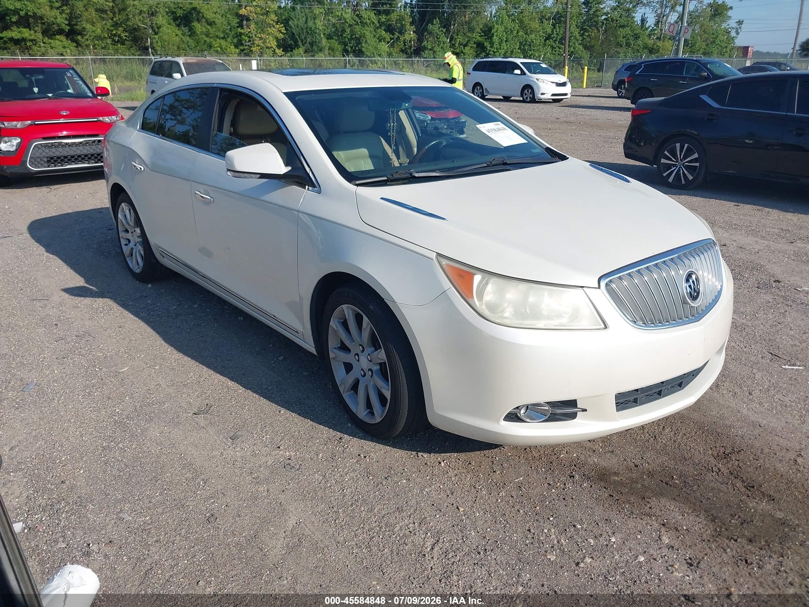 2010 Buick Lacrosse Cxs Cream vin: 1G4GE5GV0AF298784