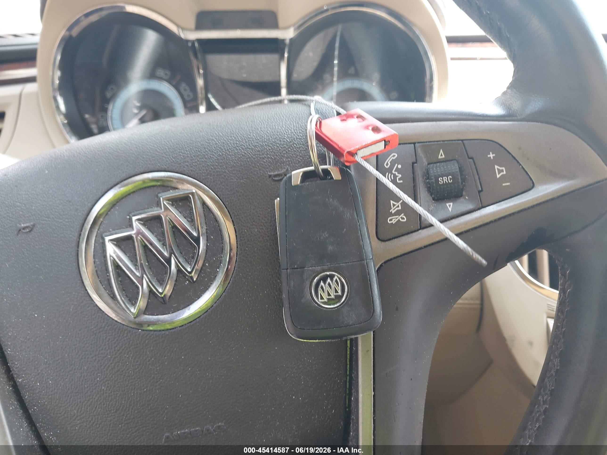 2010 Buick Lacrosse Cxs Red vin: 1G4GE5GV3AF264970