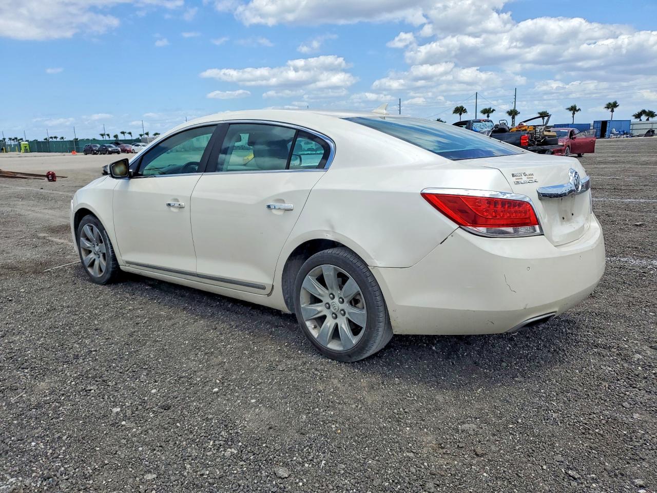 2012 Buick Lacrosse Premium White vin: 1G4GF5E30CF145663