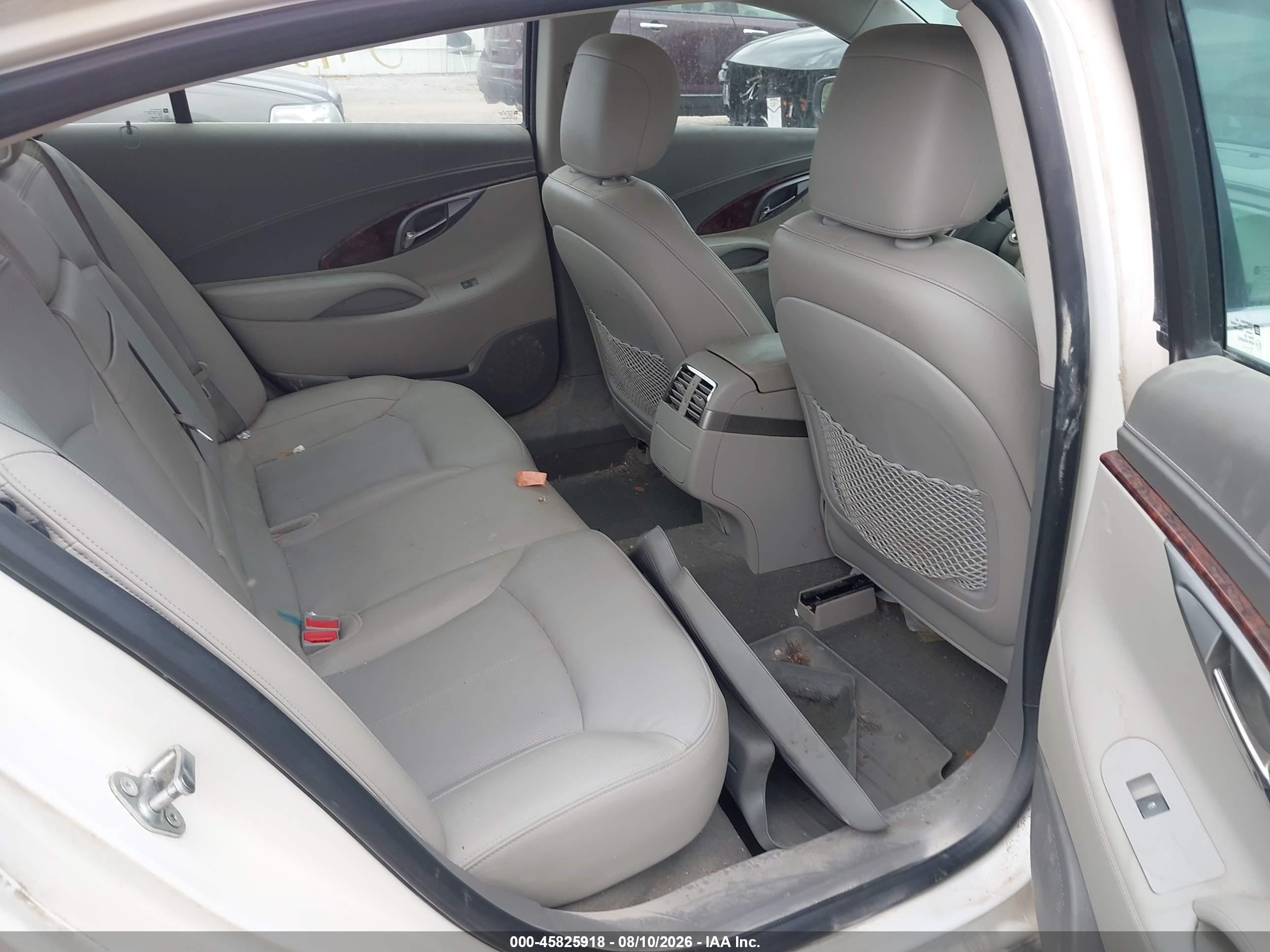 2013 Buick Lacrosse Premium 1 Group White vin: 1G4GF5E31DF195540