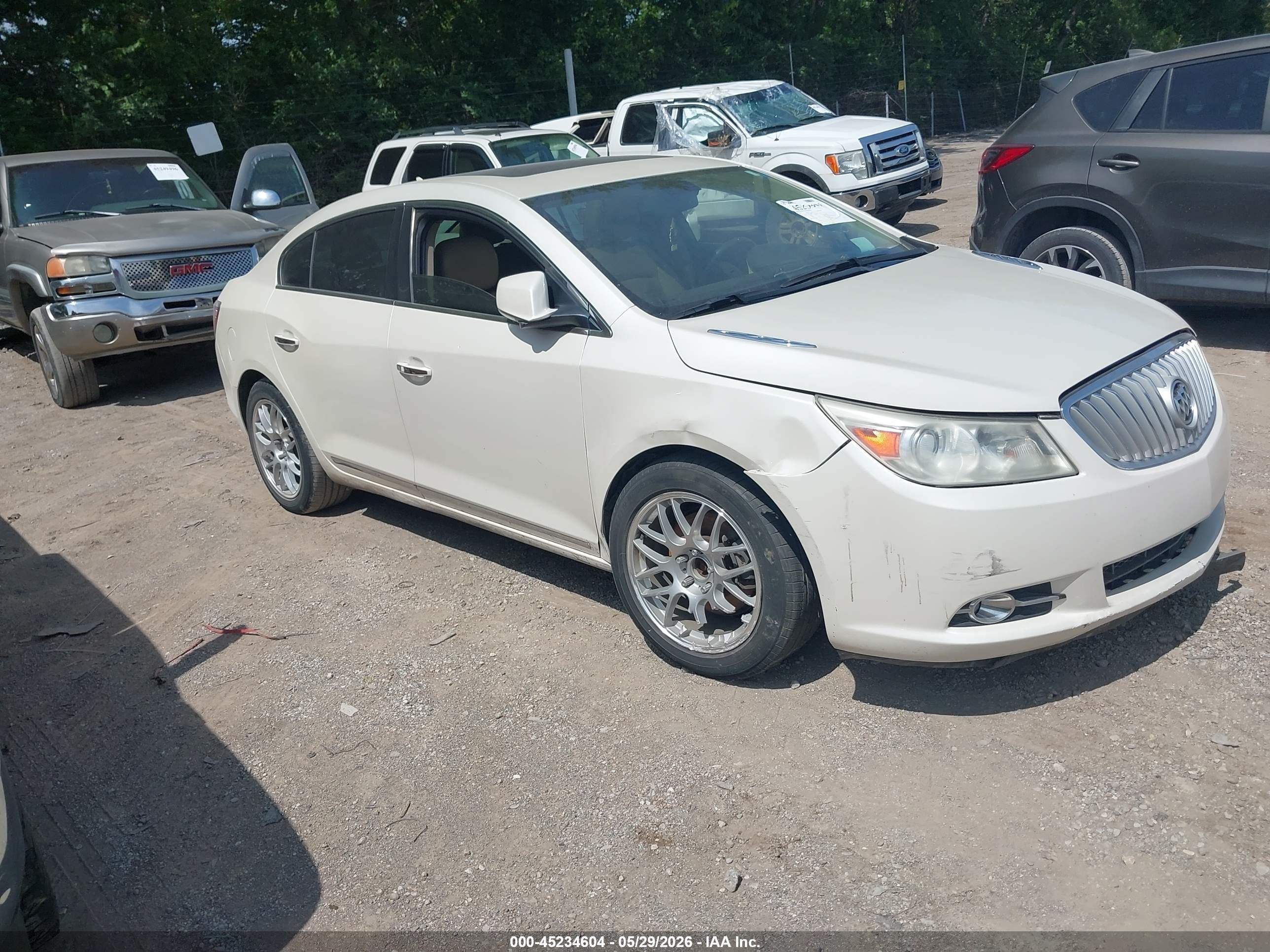 2012 Buick Lacrosse Premium 2 Group White vin: 1G4GF5E32CF188787