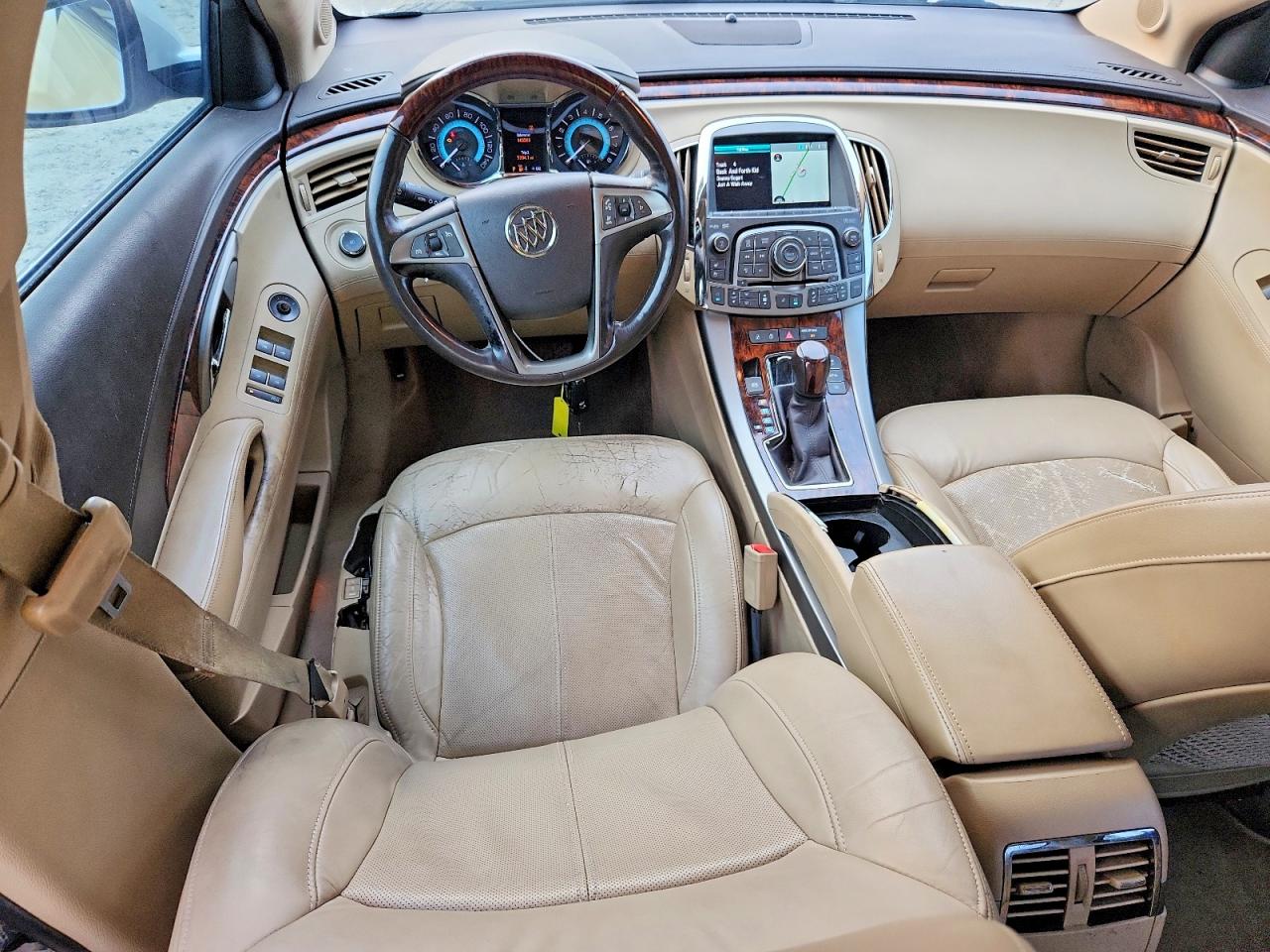 2012 Buick Lacrosse Premium White vin: 1G4GF5E33CF148928
