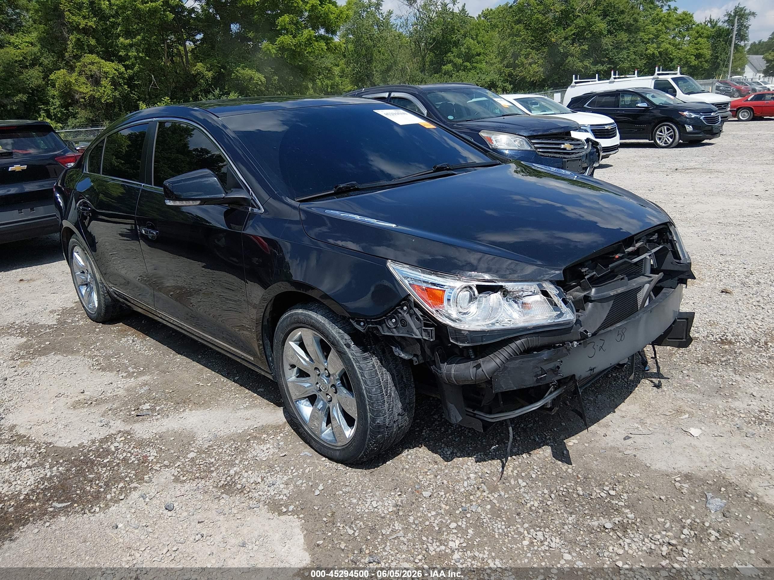 2012 Buick Lacrosse Premium 2 Group Black vin: 1G4GF5E33CF368795