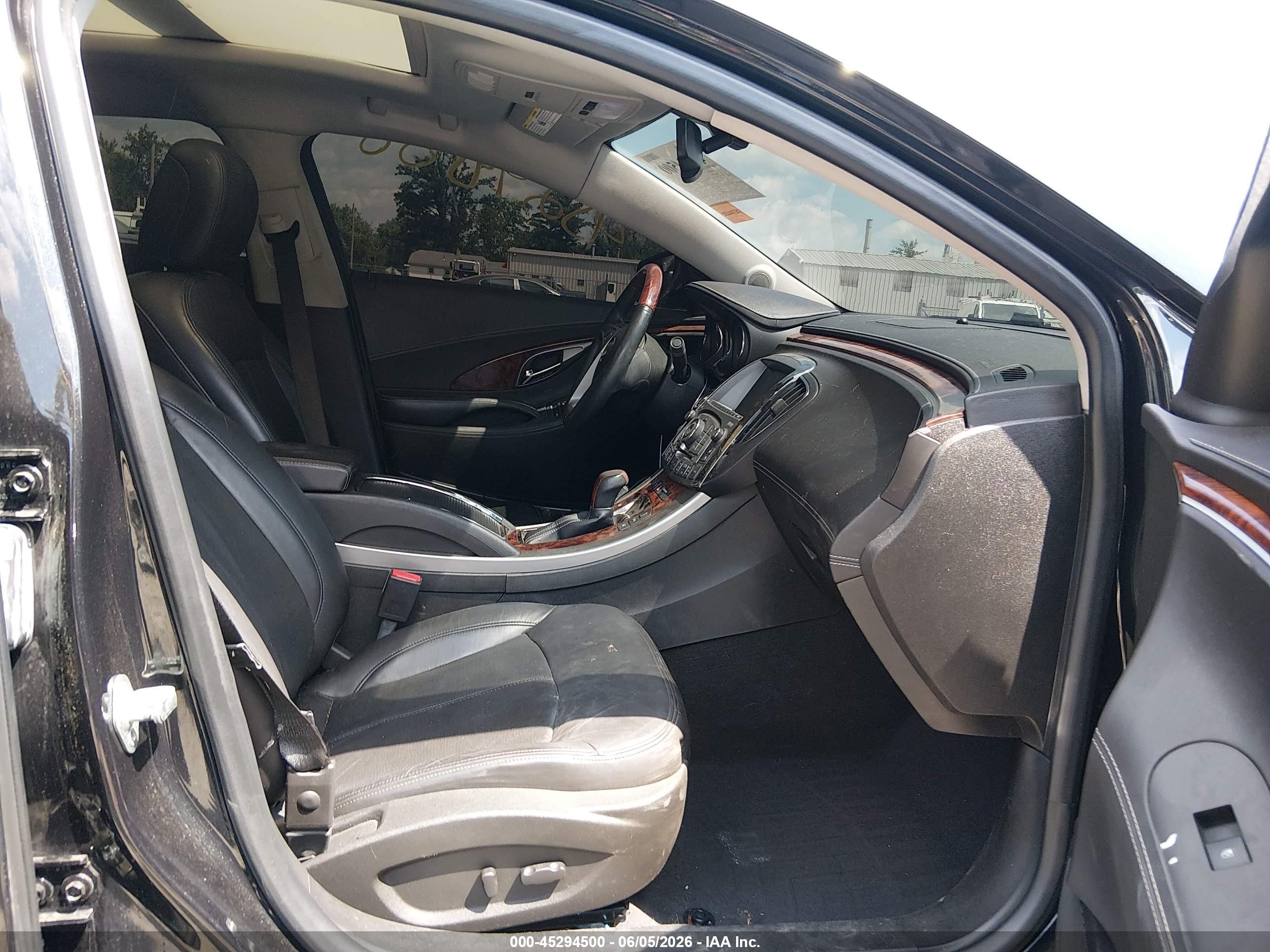 2012 Buick Lacrosse Premium 2 Group Black vin: 1G4GF5E33CF368795