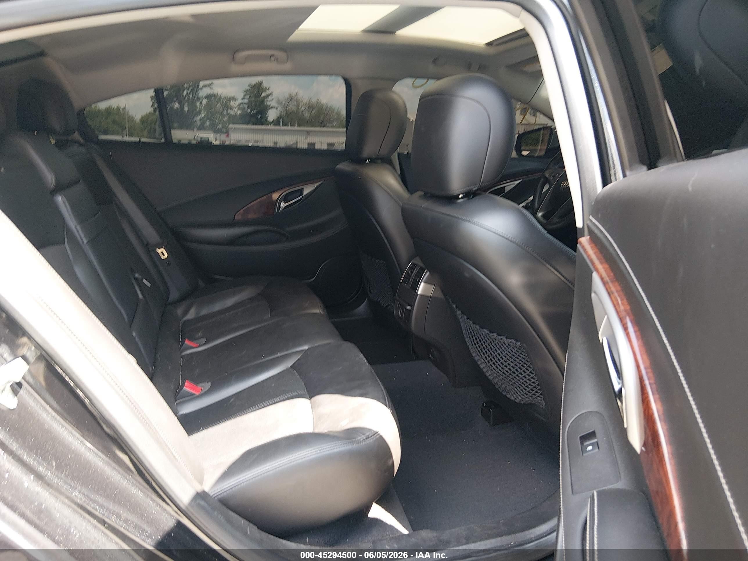 2012 Buick Lacrosse Premium 2 Group Black vin: 1G4GF5E33CF368795