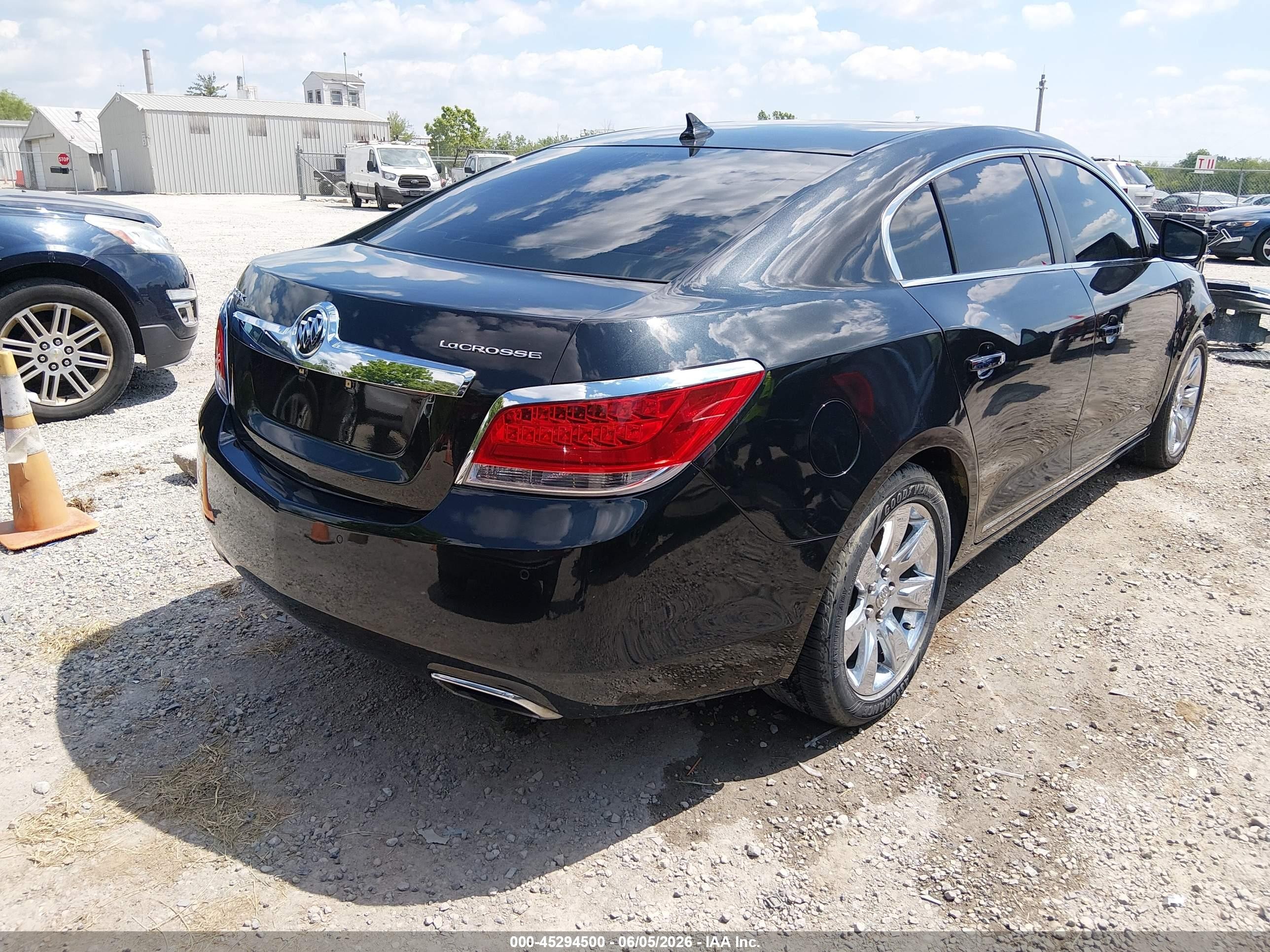 2012 Buick Lacrosse Premium 2 Group Black vin: 1G4GF5E33CF368795