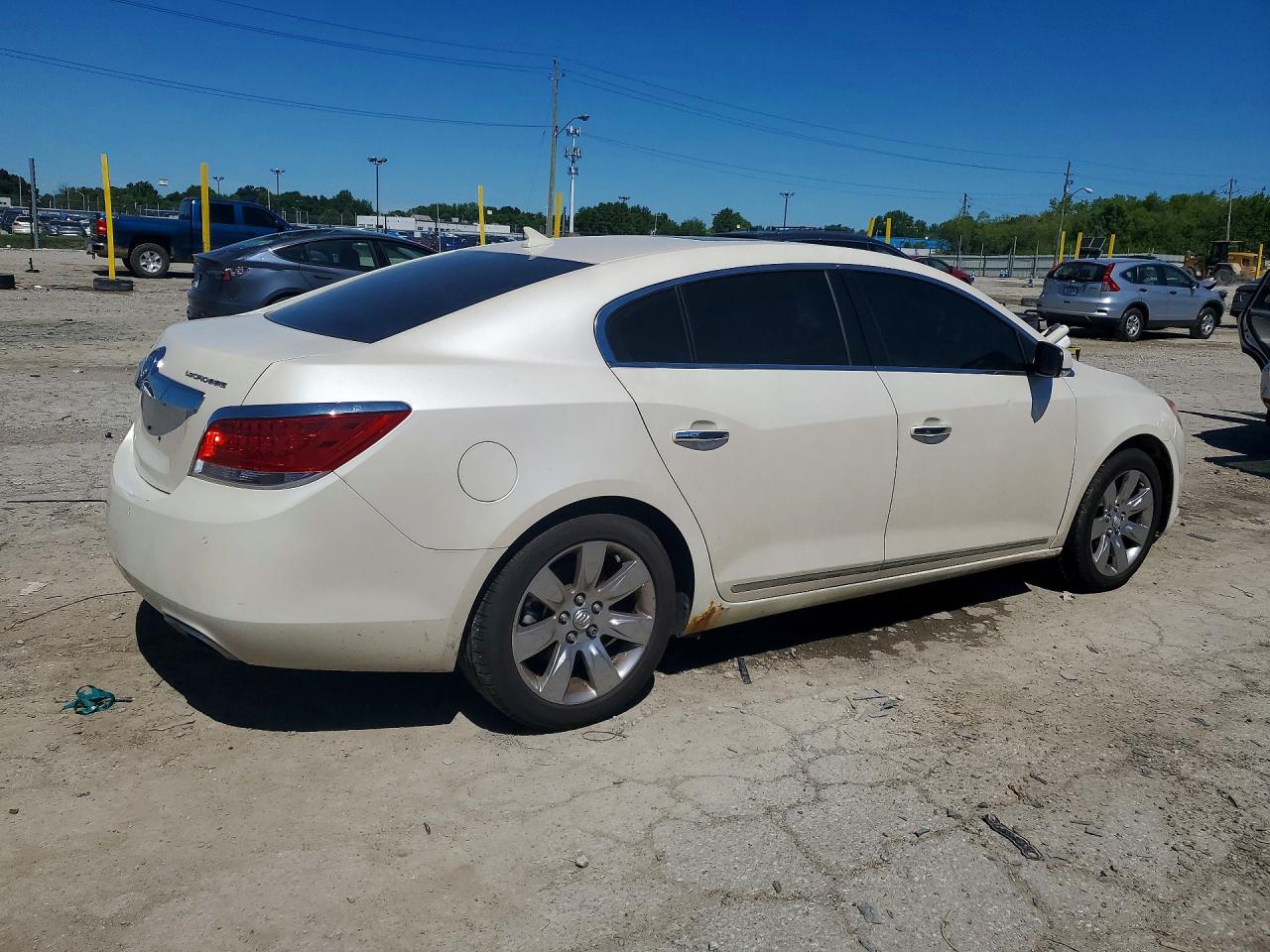 2013 Buick Lacrosse Premium White vin: 1G4GF5E33DF214895