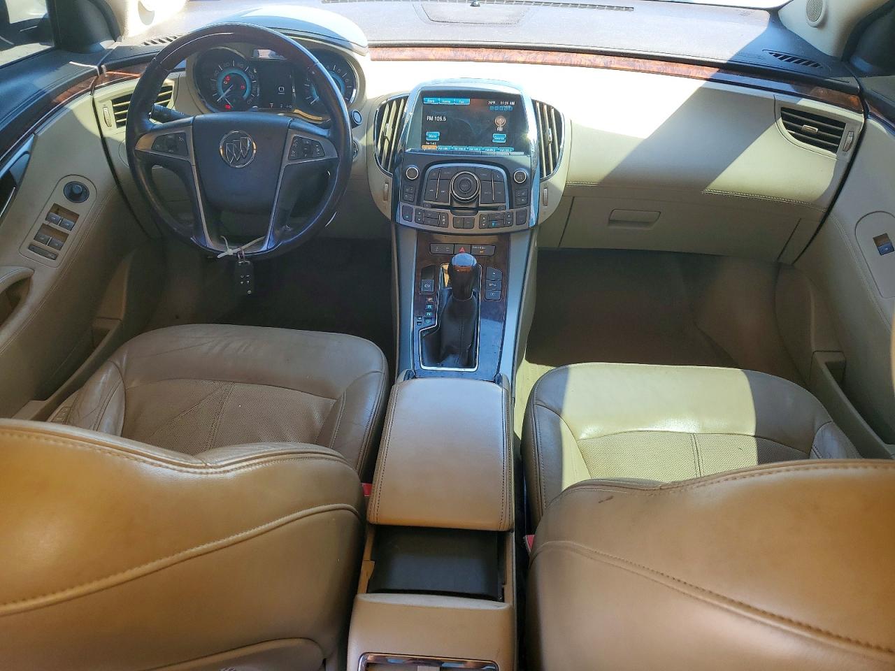 2013 Buick Lacrosse Premium White vin: 1G4GF5E33DF214895