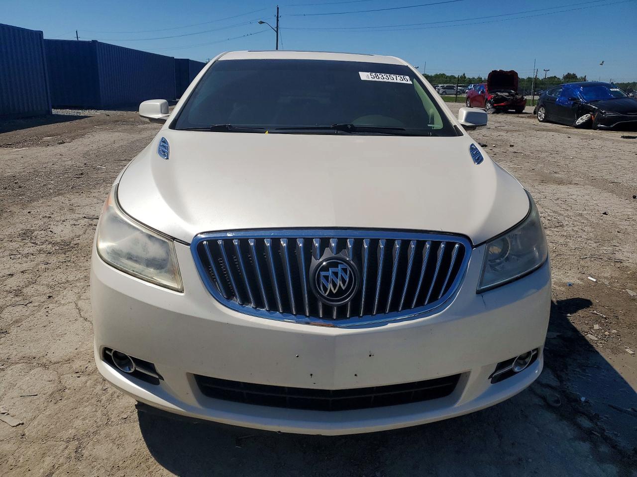 2013 Buick Lacrosse Premium White vin: 1G4GF5E33DF214895
