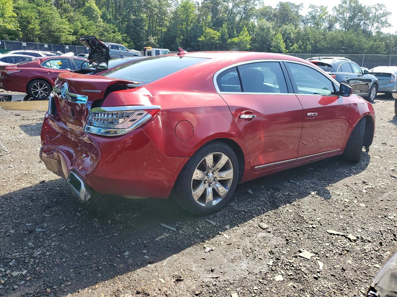 2012 Buick Lacrosse Premium Red vin: 1G4GF5E35CF277026