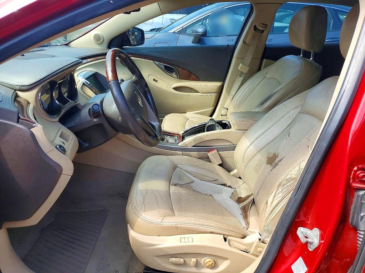 2012 Buick Lacrosse Premium Red vin: 1G4GF5E35CF277026