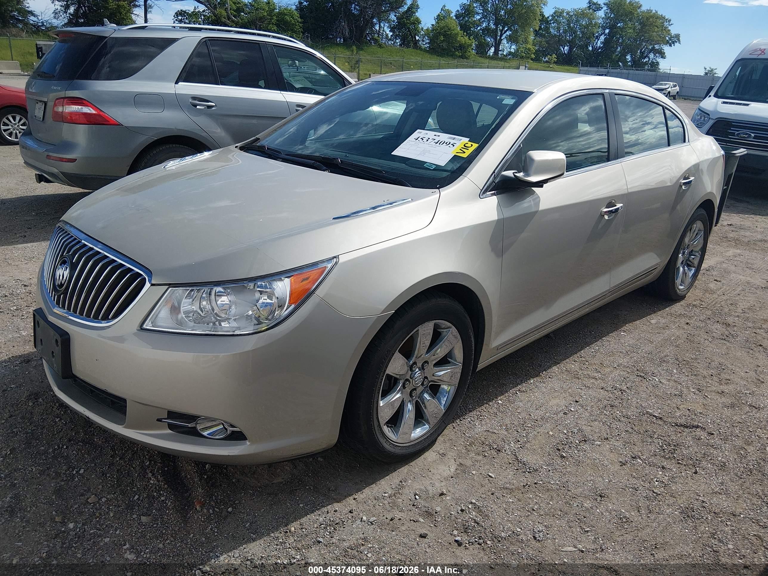 2013 Buick Lacrosse Premium 1 Group Tan vin: 1G4GF5E35DF213411