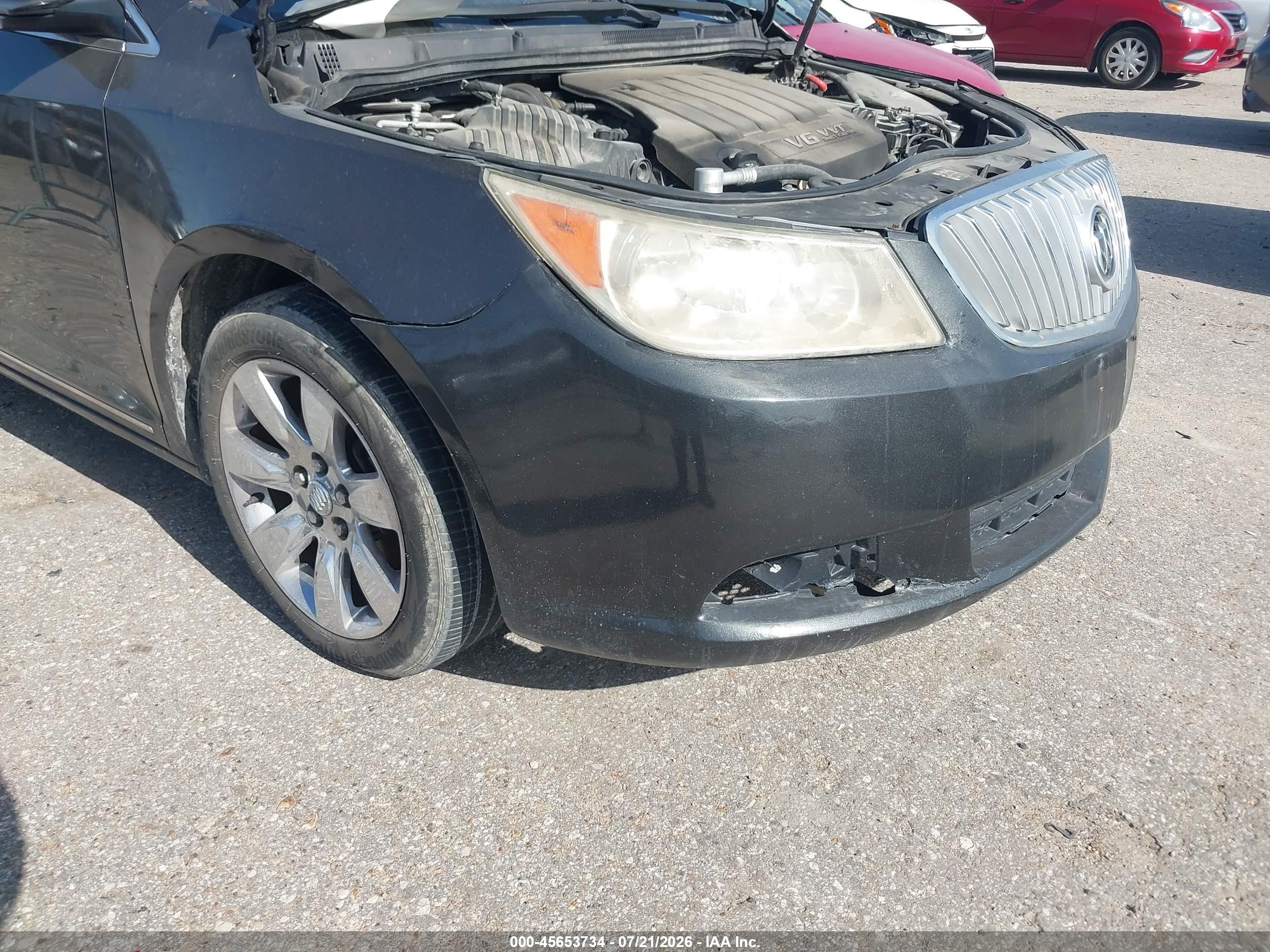 2013 Buick Lacrosse Premium 1 Group Black vin: 1G4GF5E37DF309525