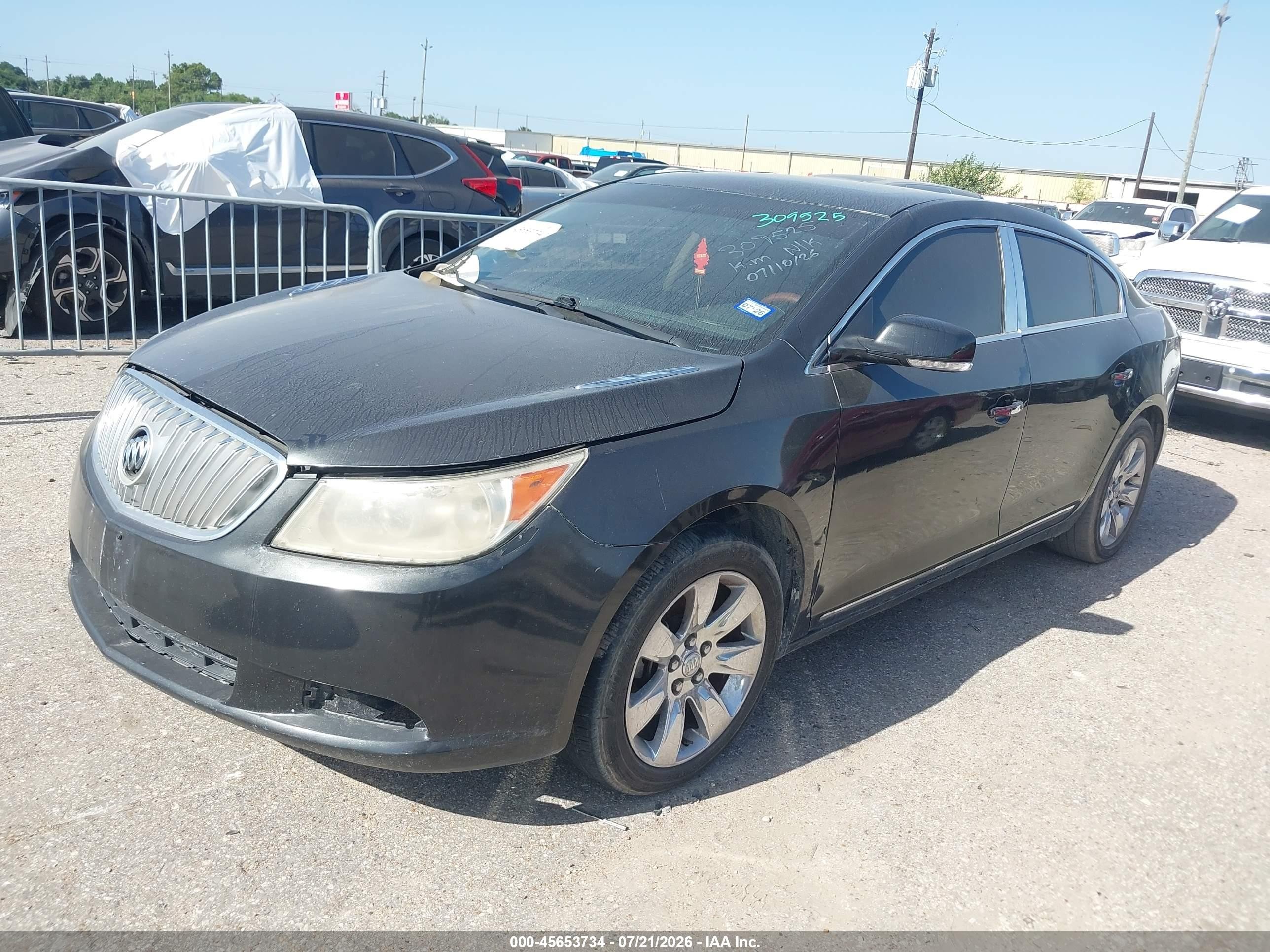 2013 Buick Lacrosse Premium 1 Group Black vin: 1G4GF5E37DF309525