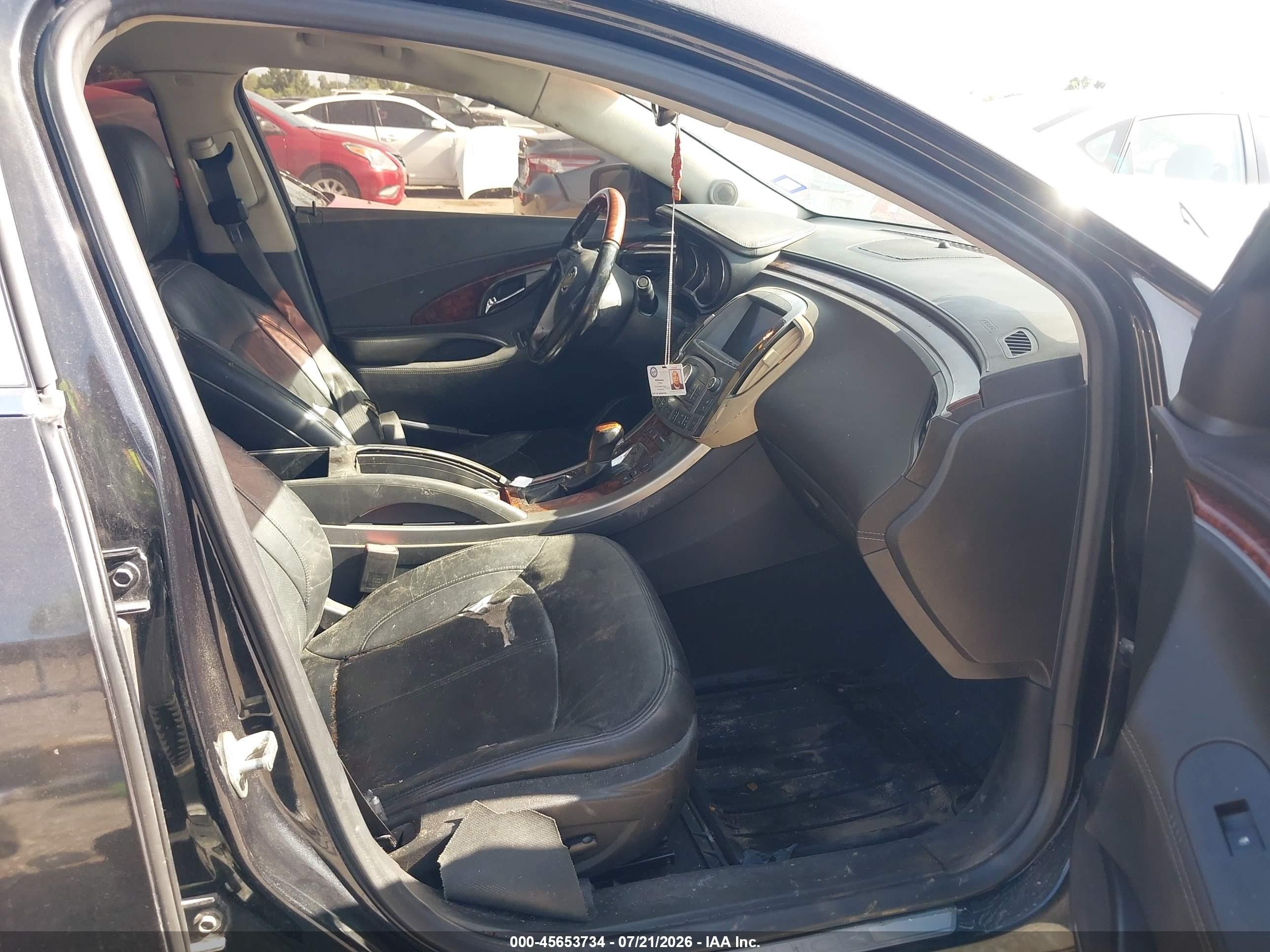 2013 Buick Lacrosse Premium 1 Group Black vin: 1G4GF5E37DF309525