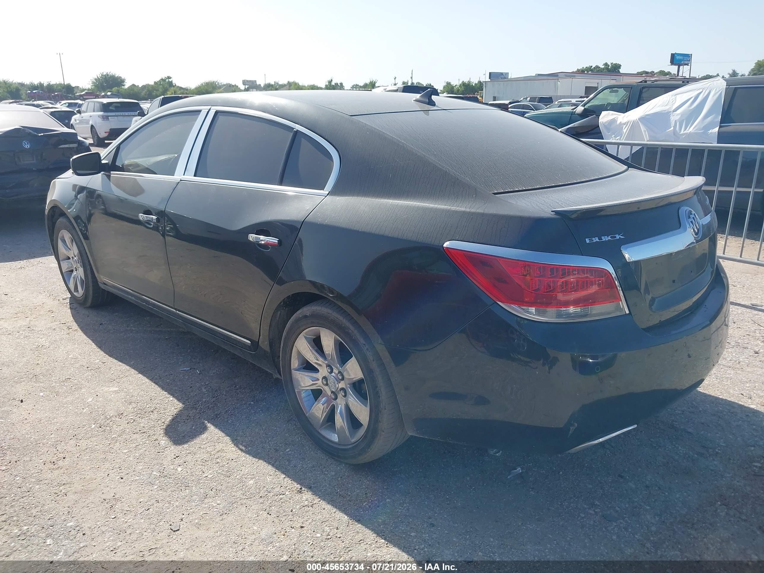2013 Buick Lacrosse Premium 1 Group Black vin: 1G4GF5E37DF309525