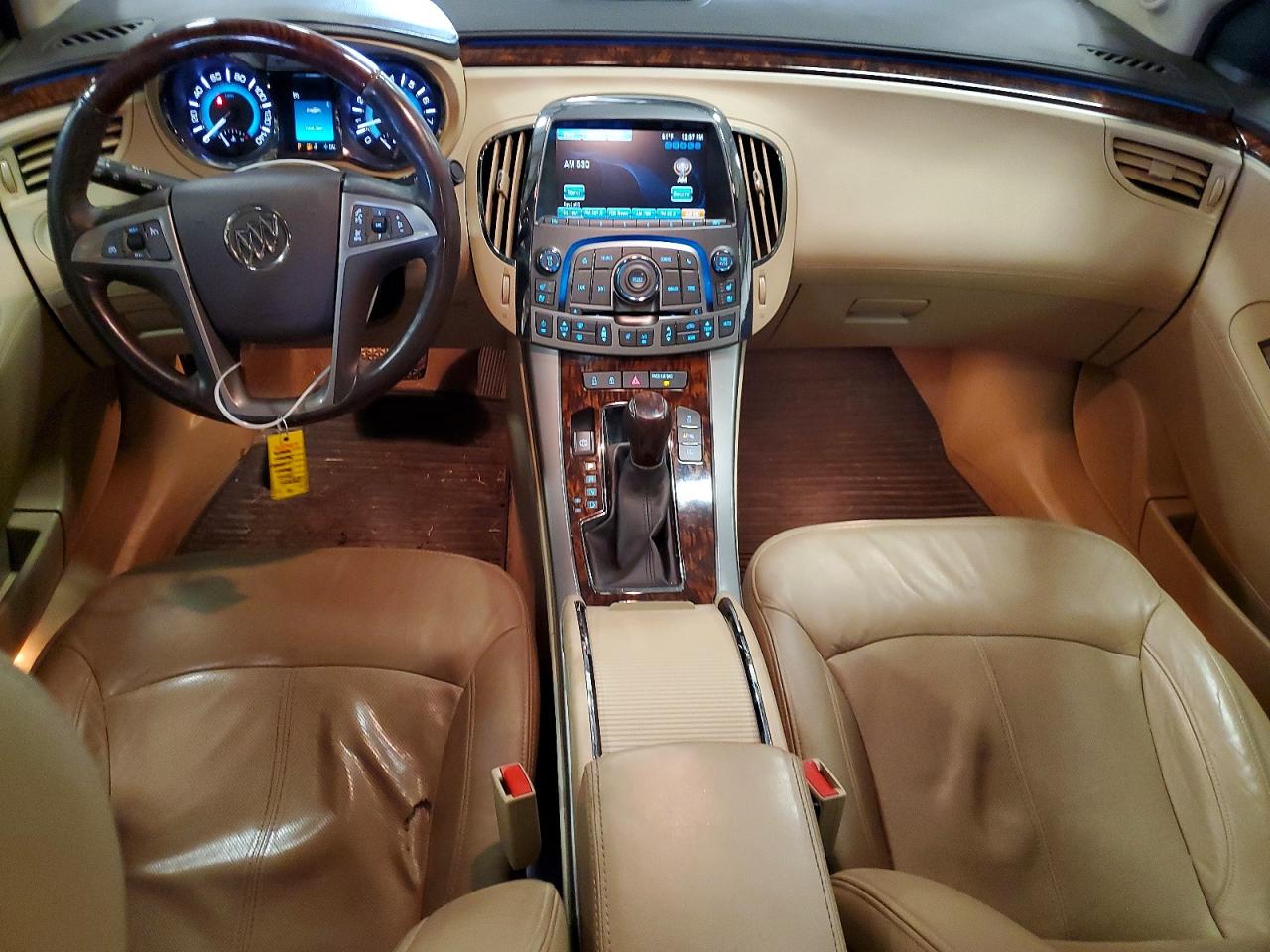 2013 Buick Lacrosse Premium White vin: 1G4GF5E39DF144951