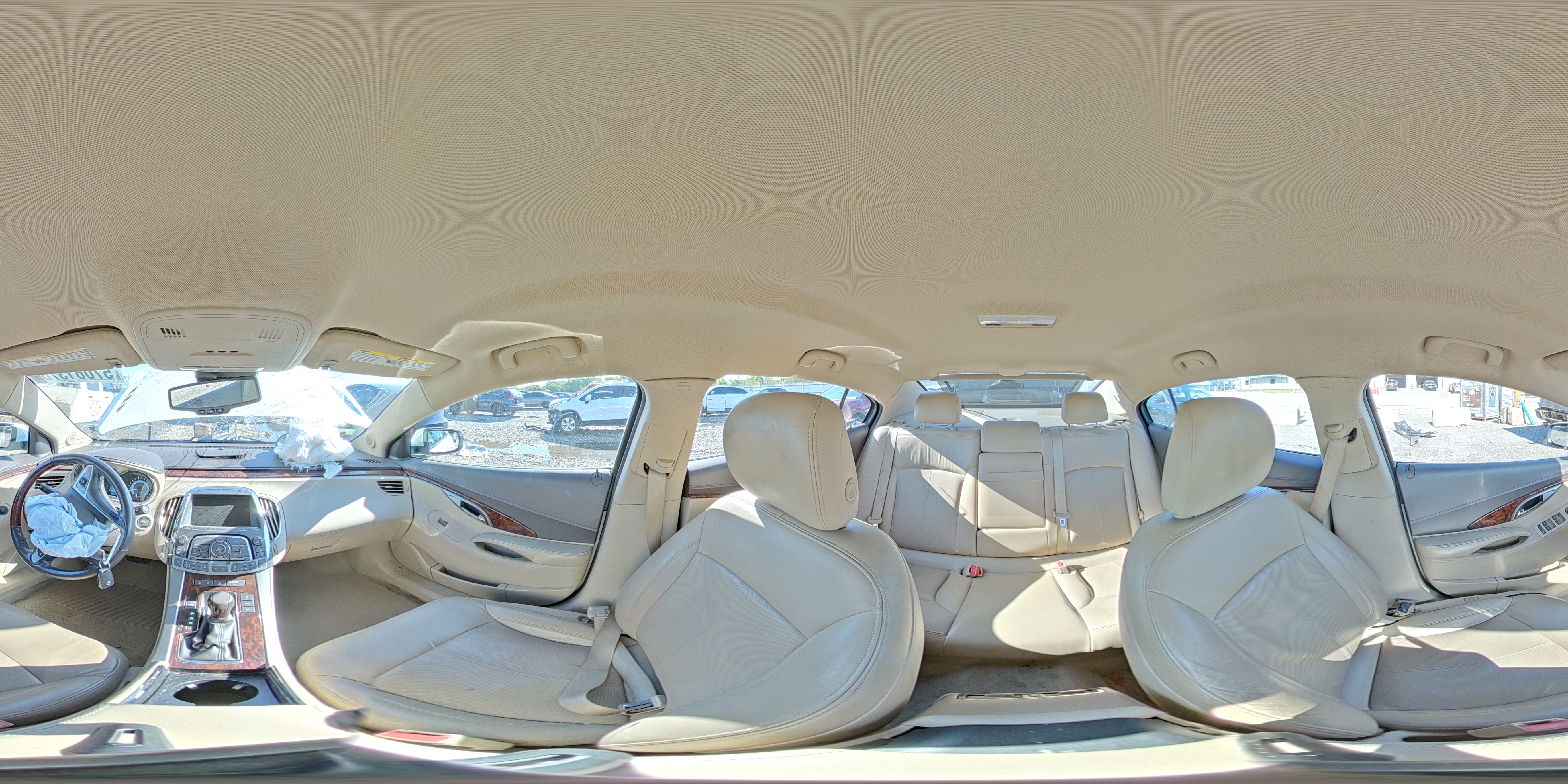 2013 Buick Lacrosse Premium White vin: 1G4GF5E39DF206820