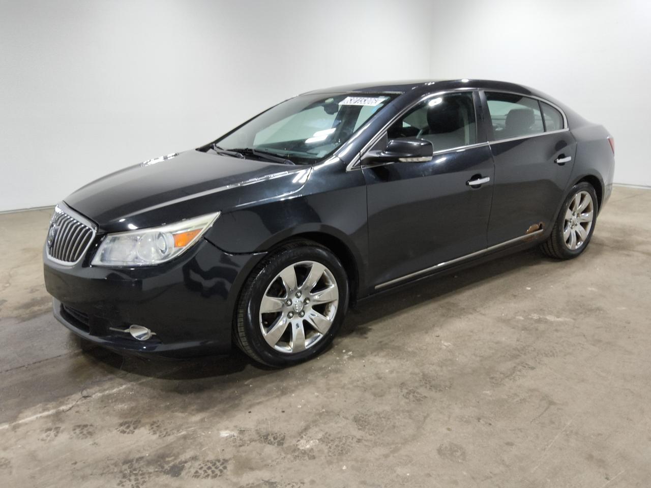 2013 Buick Lacrosse Premium Blue vin: 1G4GF5E39DF280304 Damage: Left Head Lamp, Inoperable, Repair Required