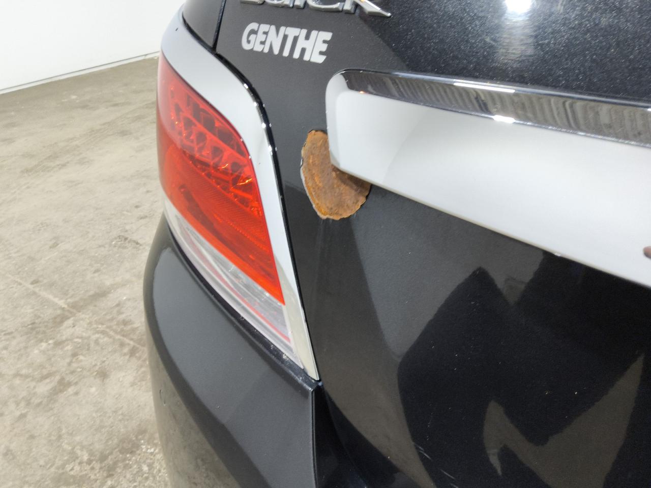 2013 Buick Lacrosse Premium Blue vin: 1G4GF5E39DF280304 Damage: Deck Lid, Rust, 4 To 5 Inches