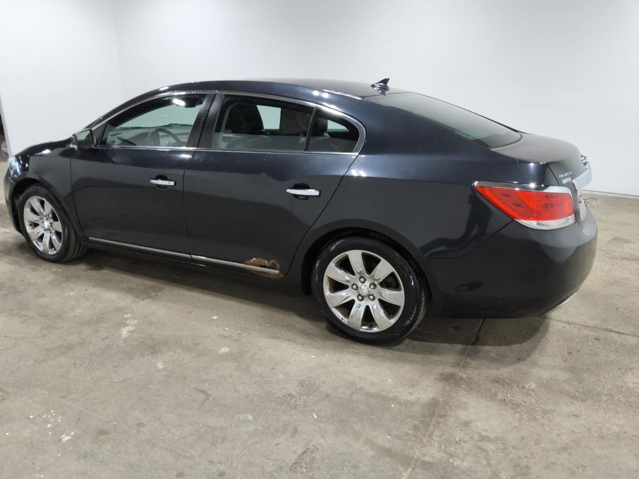 2013 Buick Lacrosse Premium Blue vin: 1G4GF5E39DF280304 Damage: Left Rear Door, Rust, 8 To 9 Inches