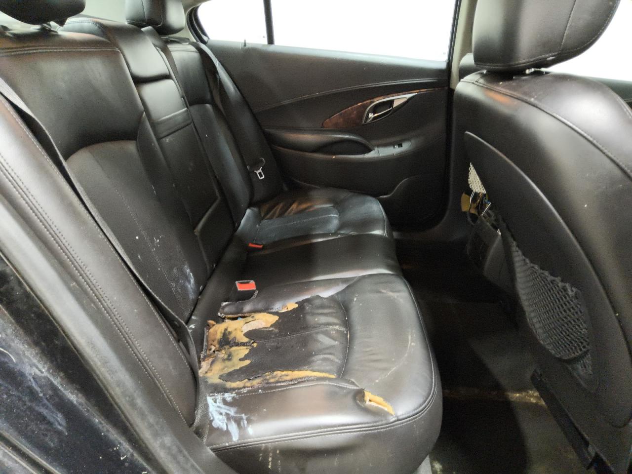 2013 Buick Lacrosse Premium Blue vin: 1G4GF5E39DF280304 Damage: Right Rear Seat Cushion, Torn, > 12 Inches