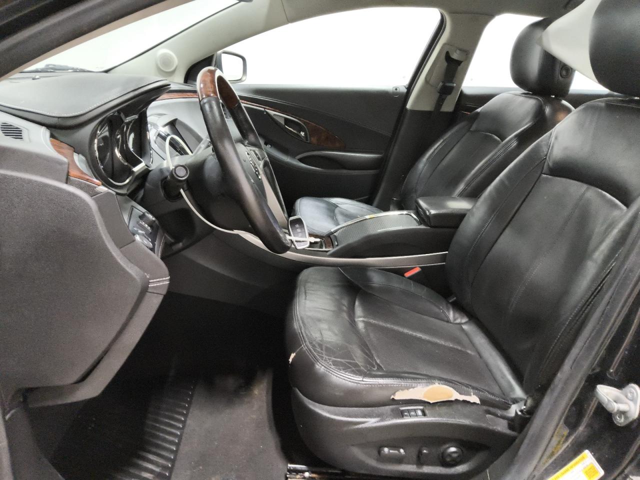 2013 Buick Lacrosse Premium Blue vin: 1G4GF5E39DF280304 Damage: Left Front Seat Cushion, Torn, 9 To 10 Inches
