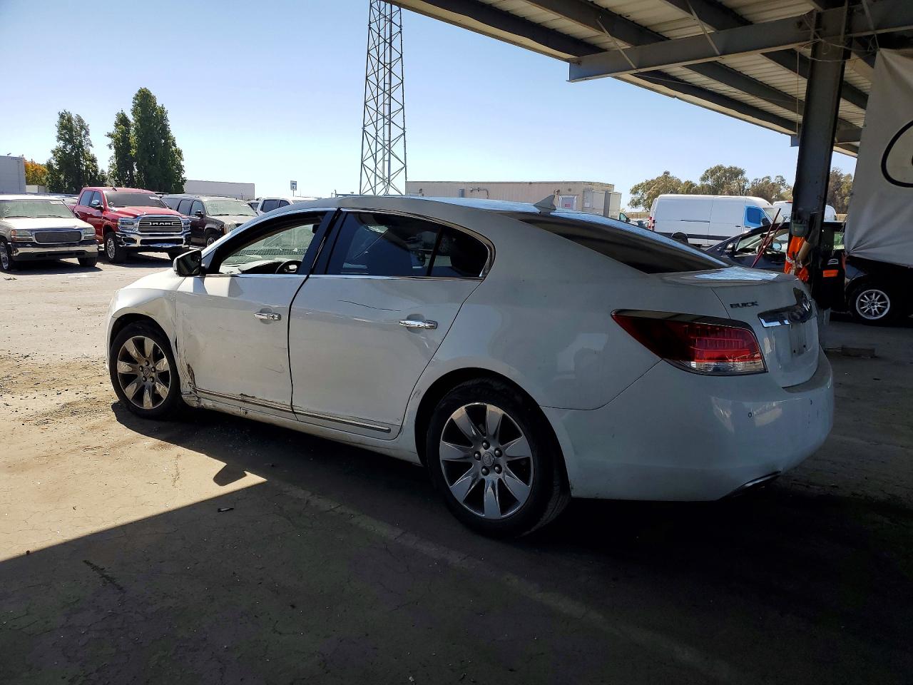 2012 Buick Lacrosse Premium White vin: 1G4GF5E3XCF199813