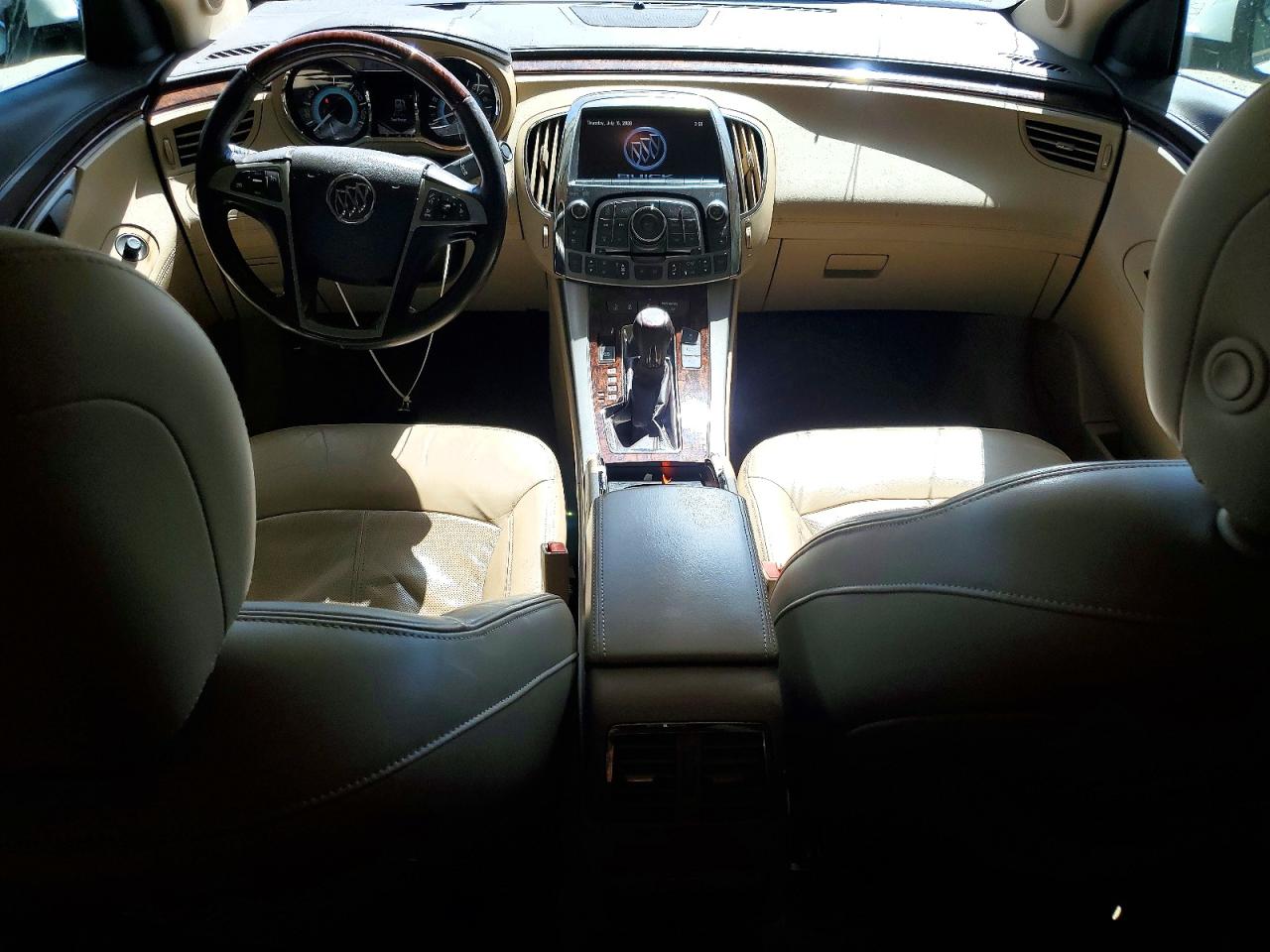 2012 Buick Lacrosse Premium White vin: 1G4GF5E3XCF199813